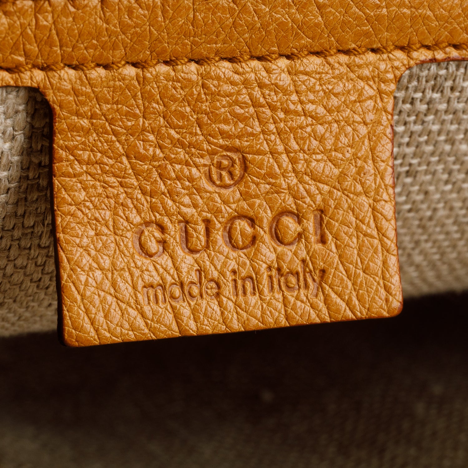 Gucci Brown Ostrich Studded Pelham Flap Bag