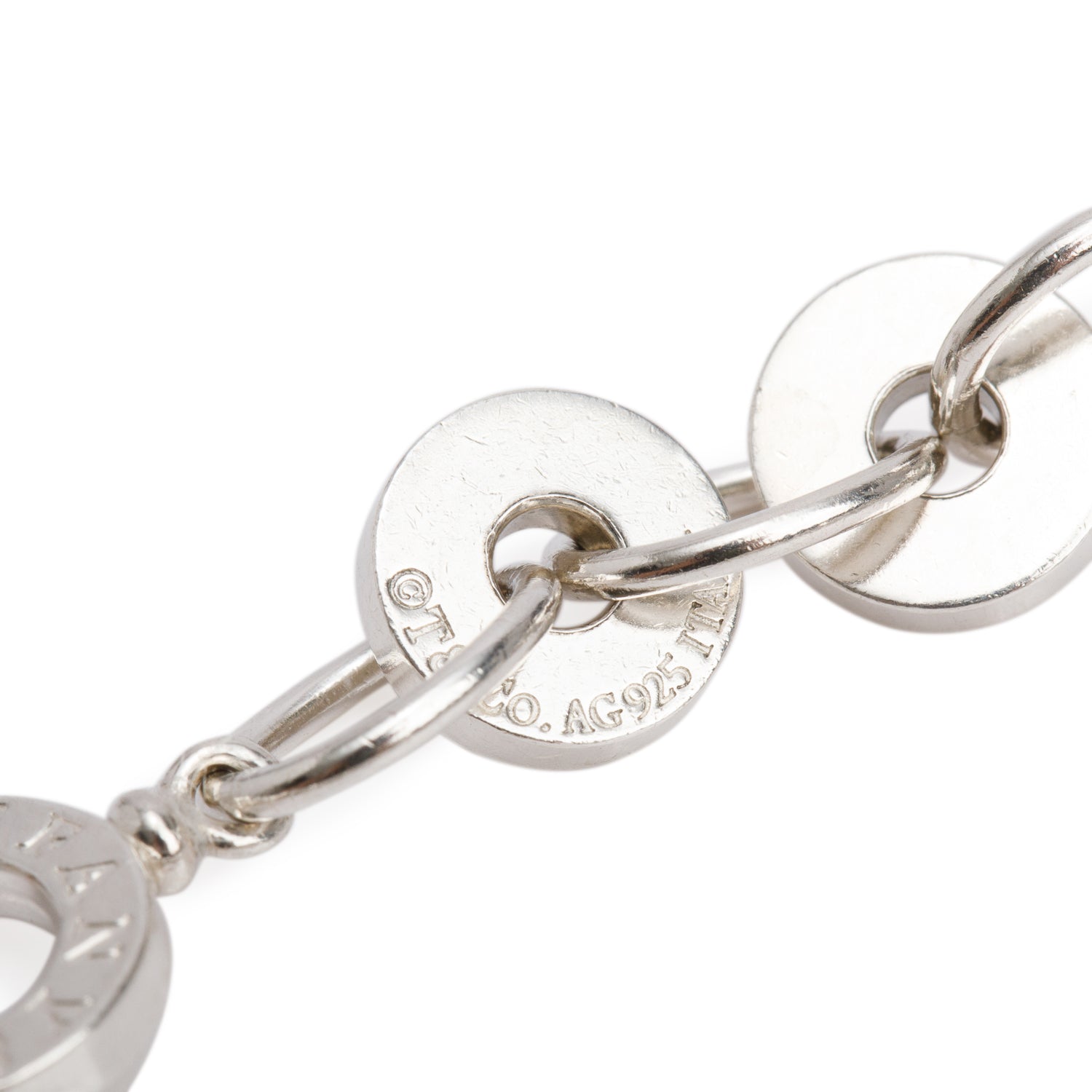 Tiffany & Co. Sterling Silver 1837 Circle Link Bracelet