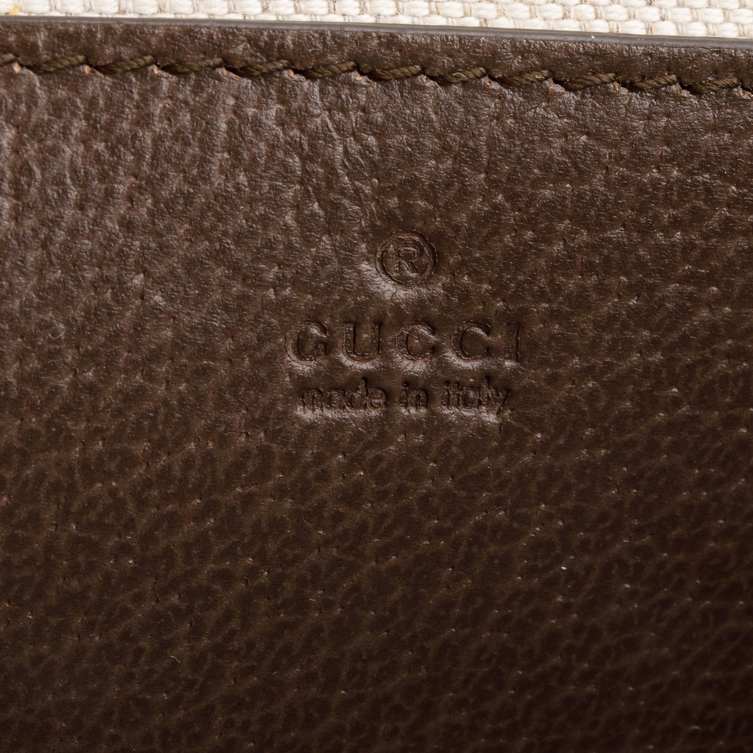 Gucci GG Supreme Monogram Textured Dollar Calfskin Web Mini Ophidia Envelope Shoulder Bag