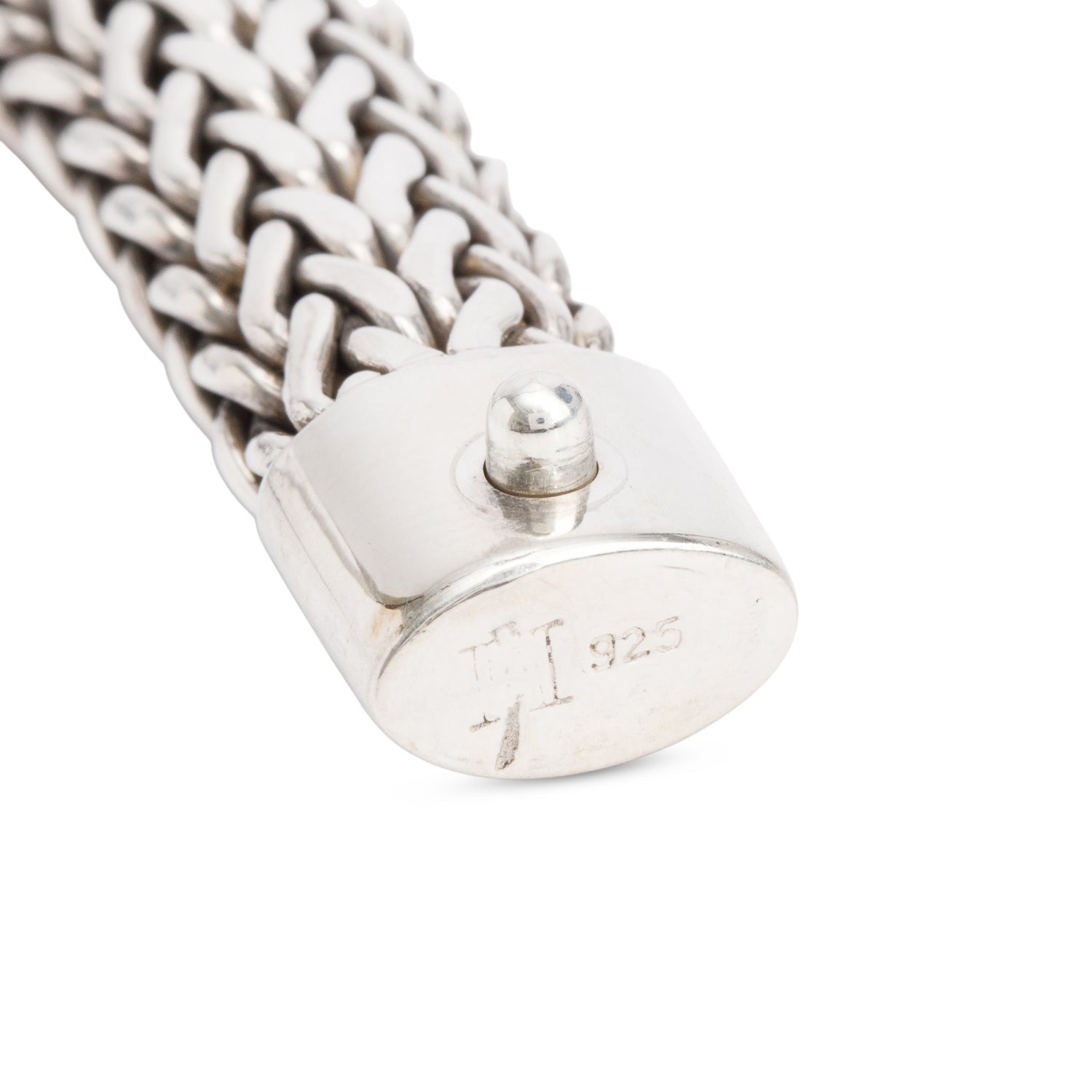 John Hardy Sterling Silver 12.5 MM Large Classic Chain Bracelet w/ Box