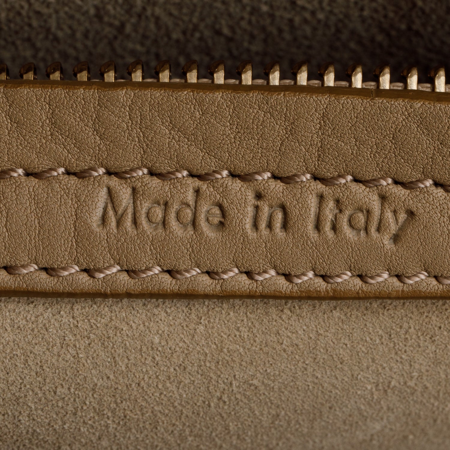 Celine Taupe Calfskin Leather Medium Phantom Luggage Tote