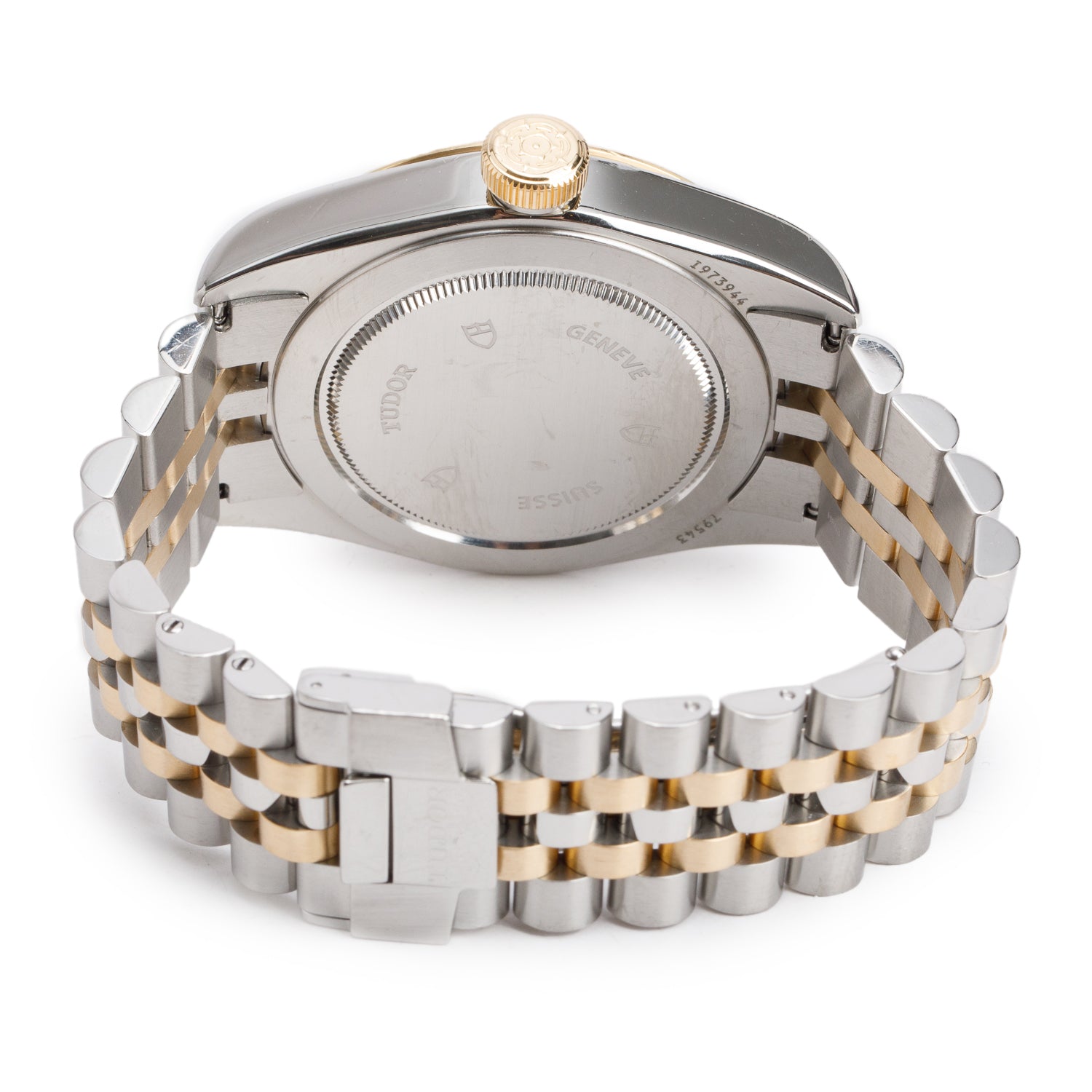 Tudor Stainless Steel & 18k Yellow Gold Black Bay One 41 MM Automatic Watch Black Dial 79543
