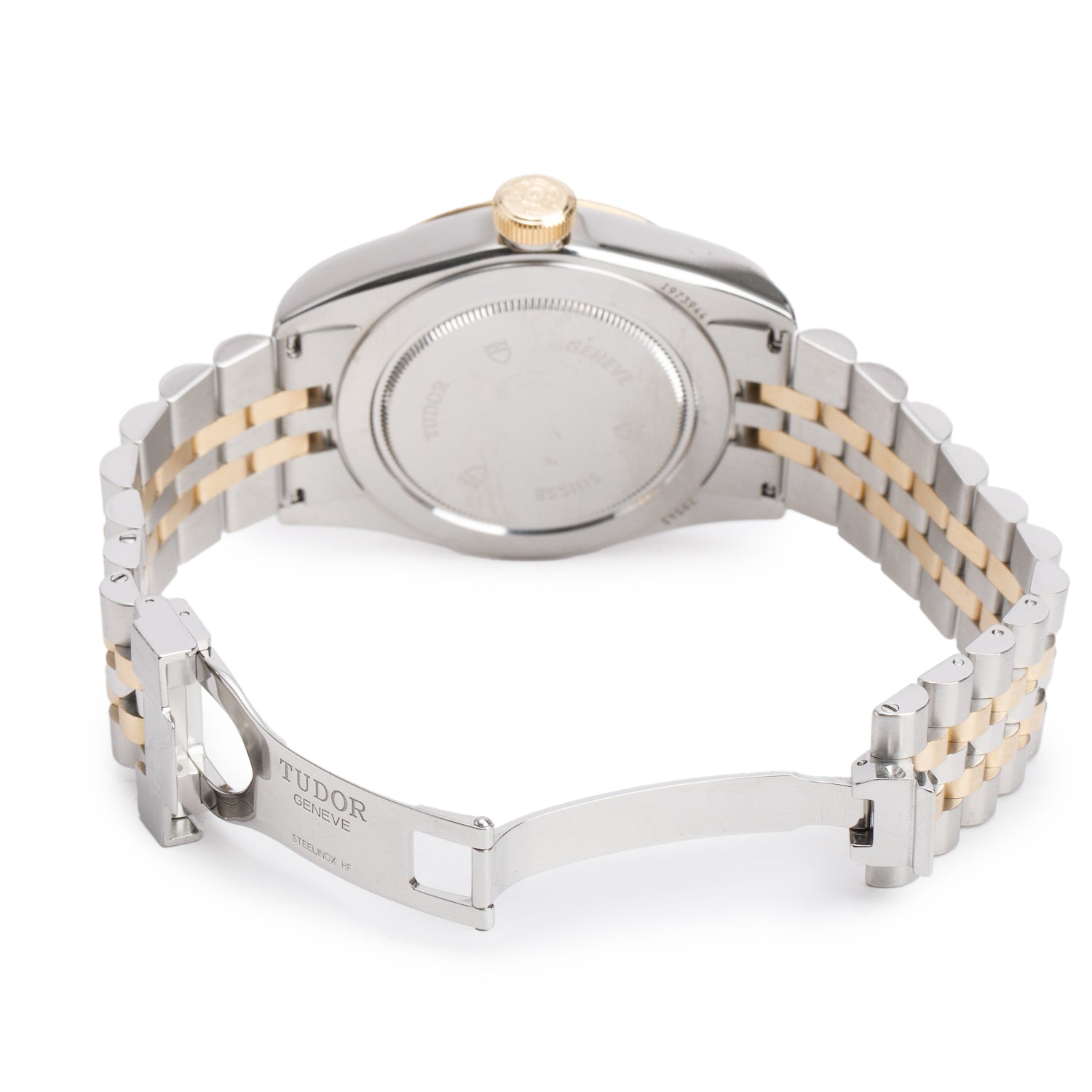 Tudor Stainless Steel & 18k Yellow Gold Black Bay One 41 MM Automatic Watch Black Dial 79543