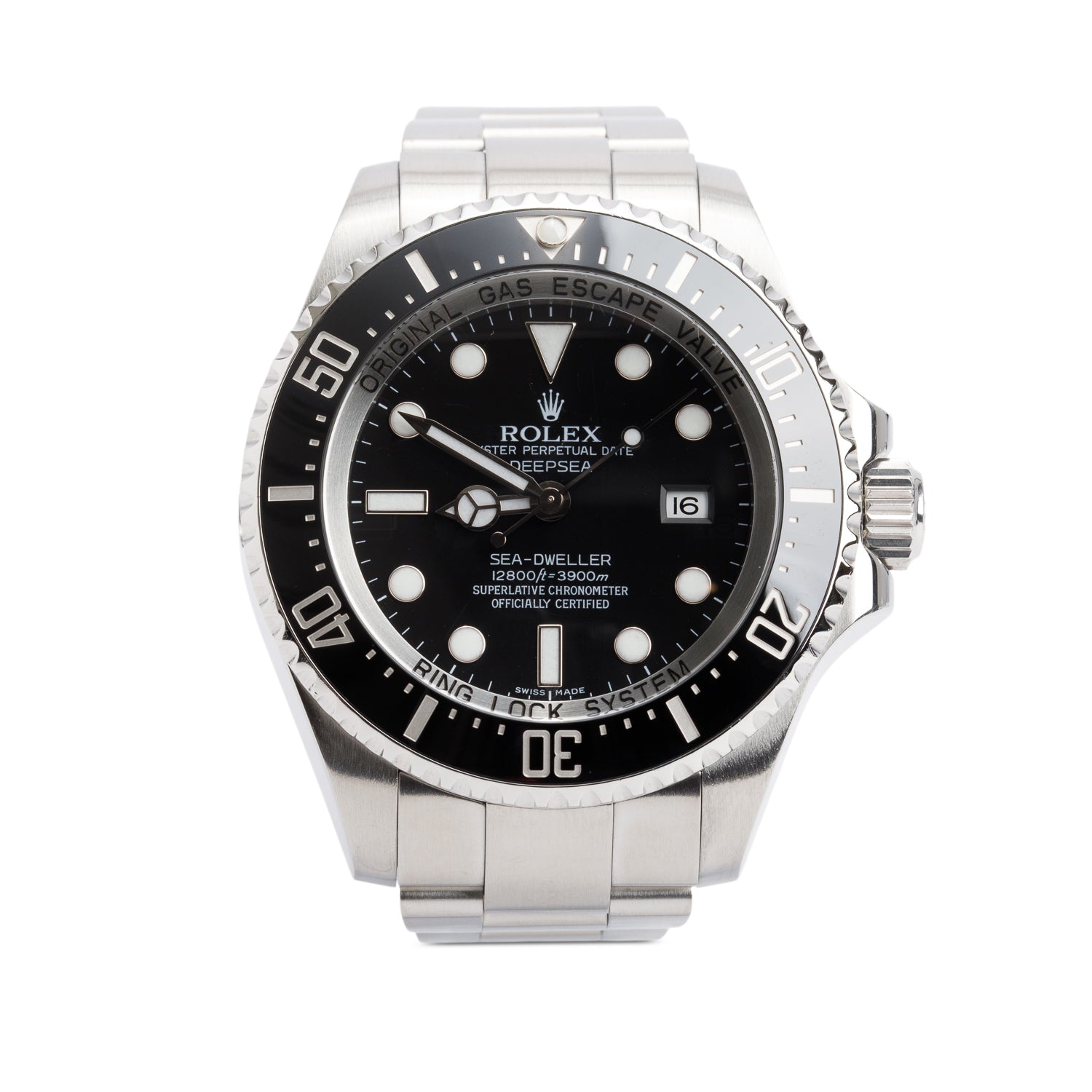 Rolex Stainless Steel Sea-Dweller Deepsea 44 MM Automatic Watch 116660 w/ Box & Papers