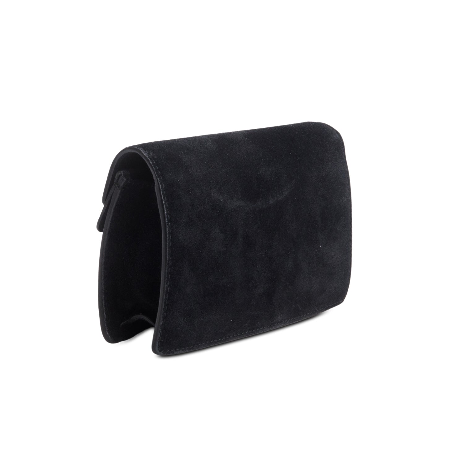 Gucci Black Suede Super Mini Dionysus Shoulder Bag w/ Box