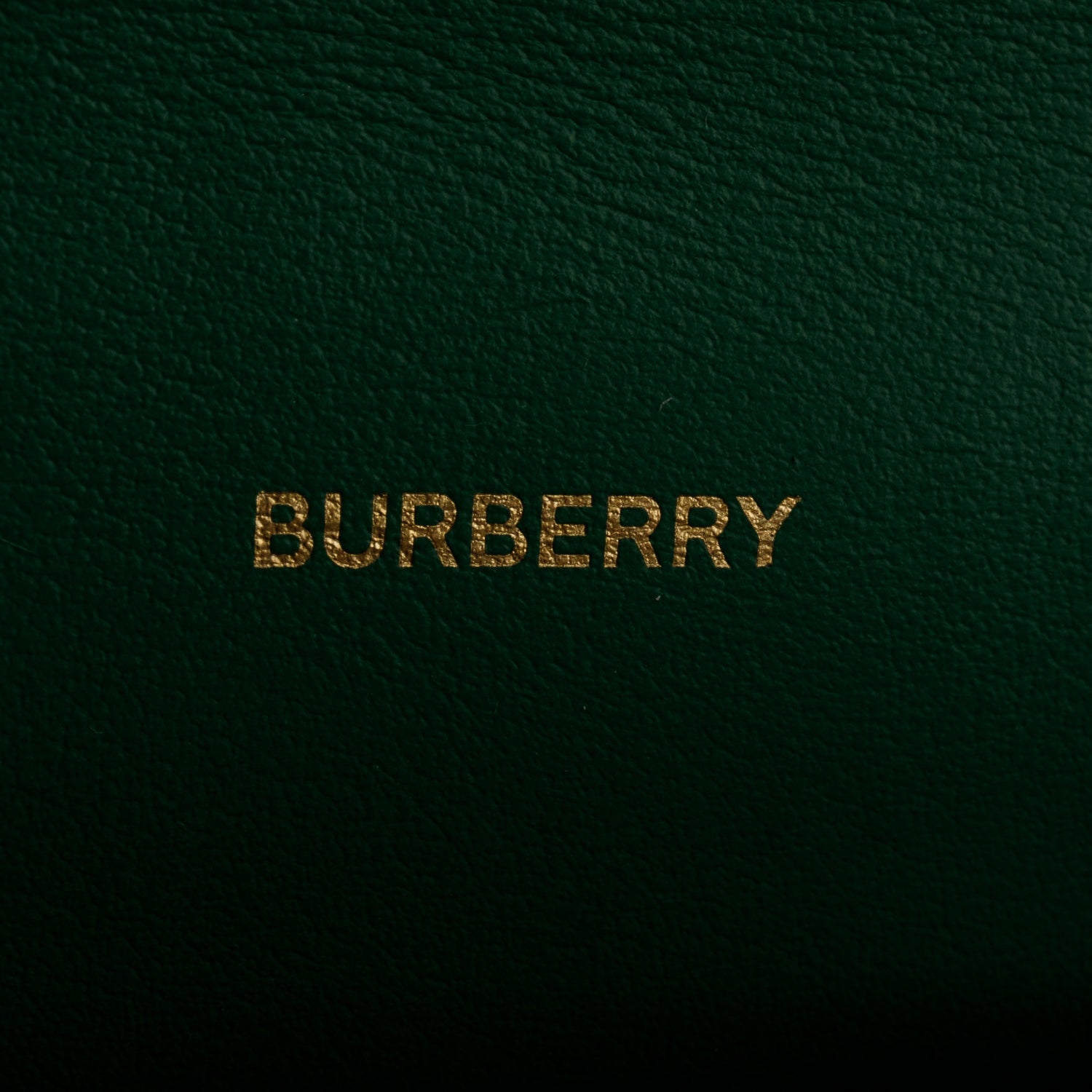 Burberry Green Calfskin Vintage Check New Hampshire Bag