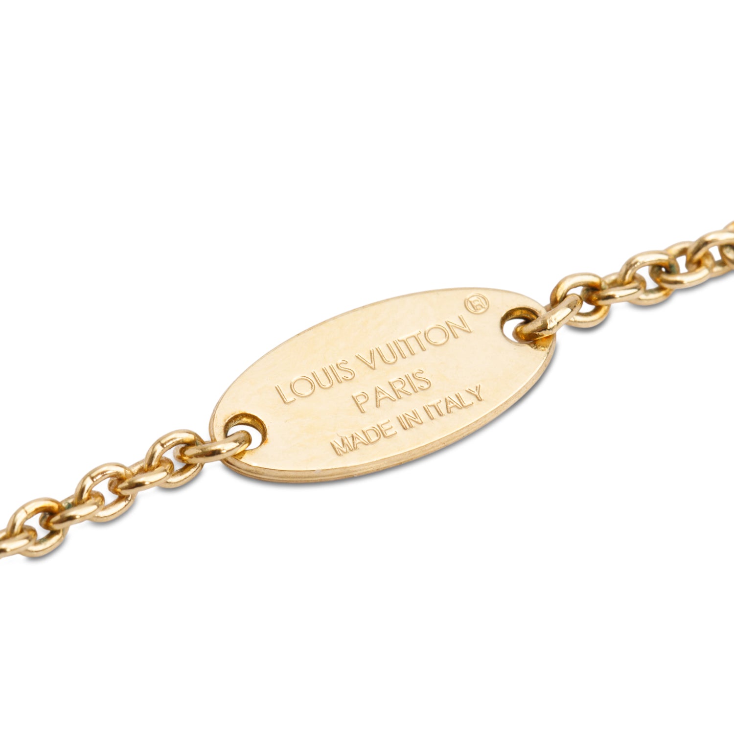 Louis Vuitton 2023 Gold Plated LV Floragram Necklace w/ Box