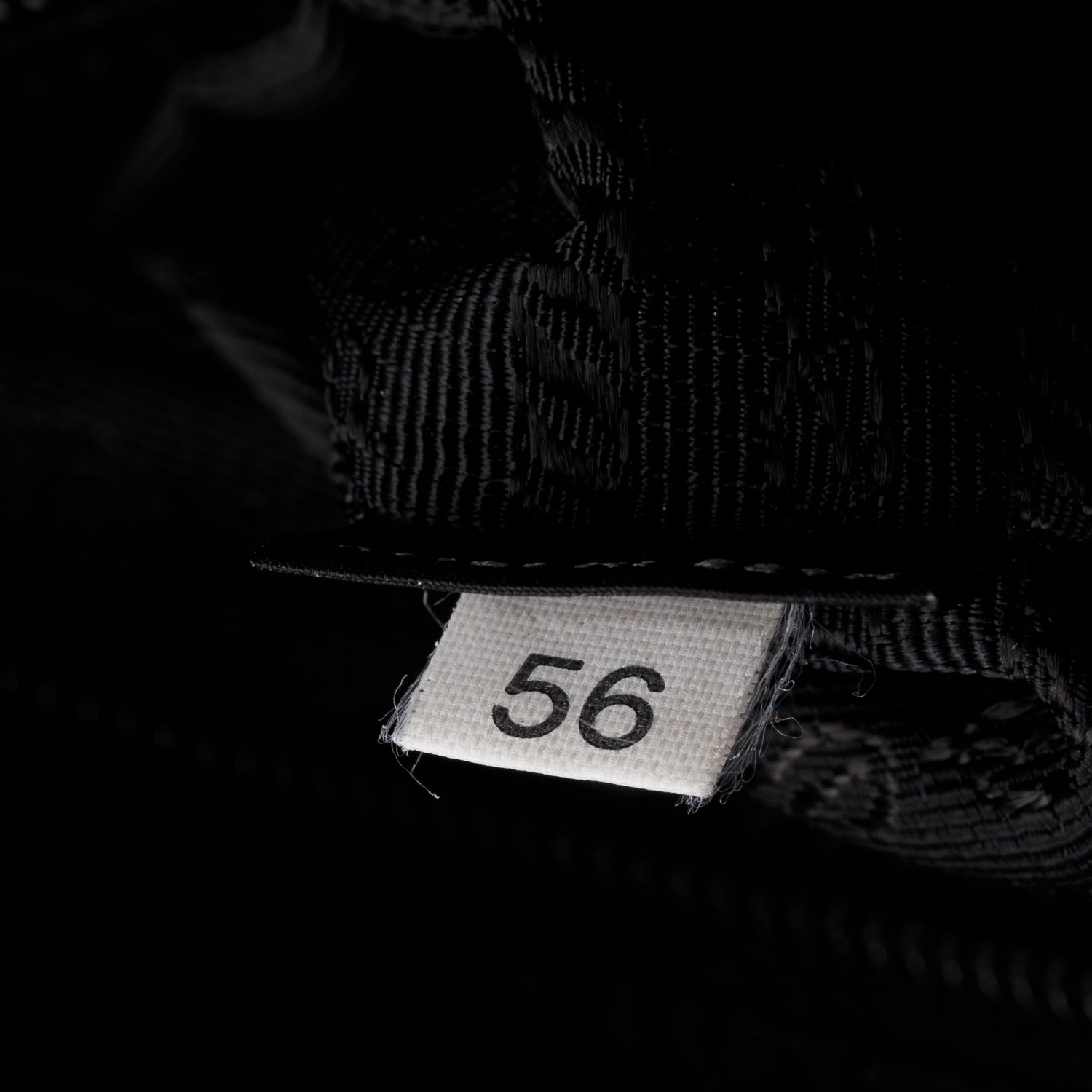 Prada Black Tessuto Nylon Saffiano Messenger Bag