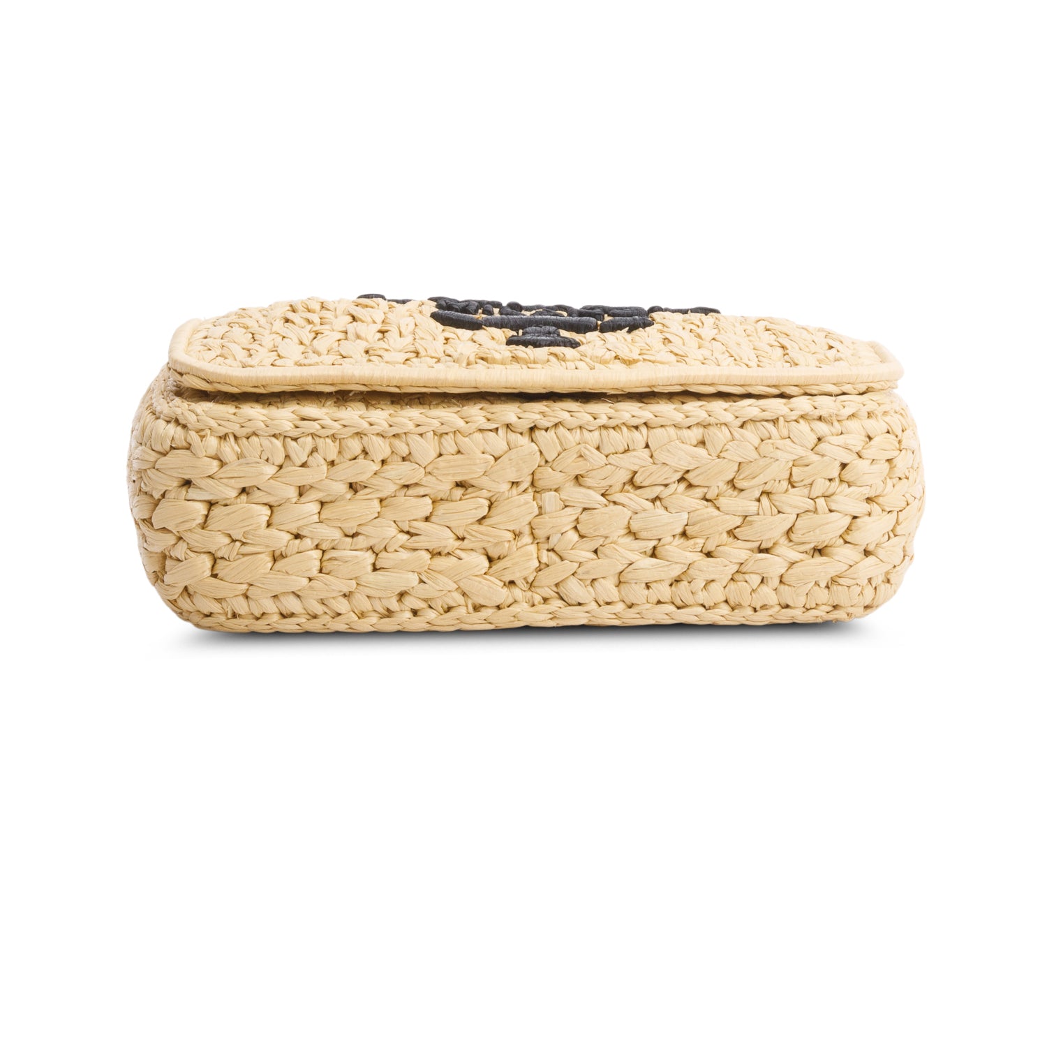 Prada Yarn Raffia Effect Crochet Shoulder Bag