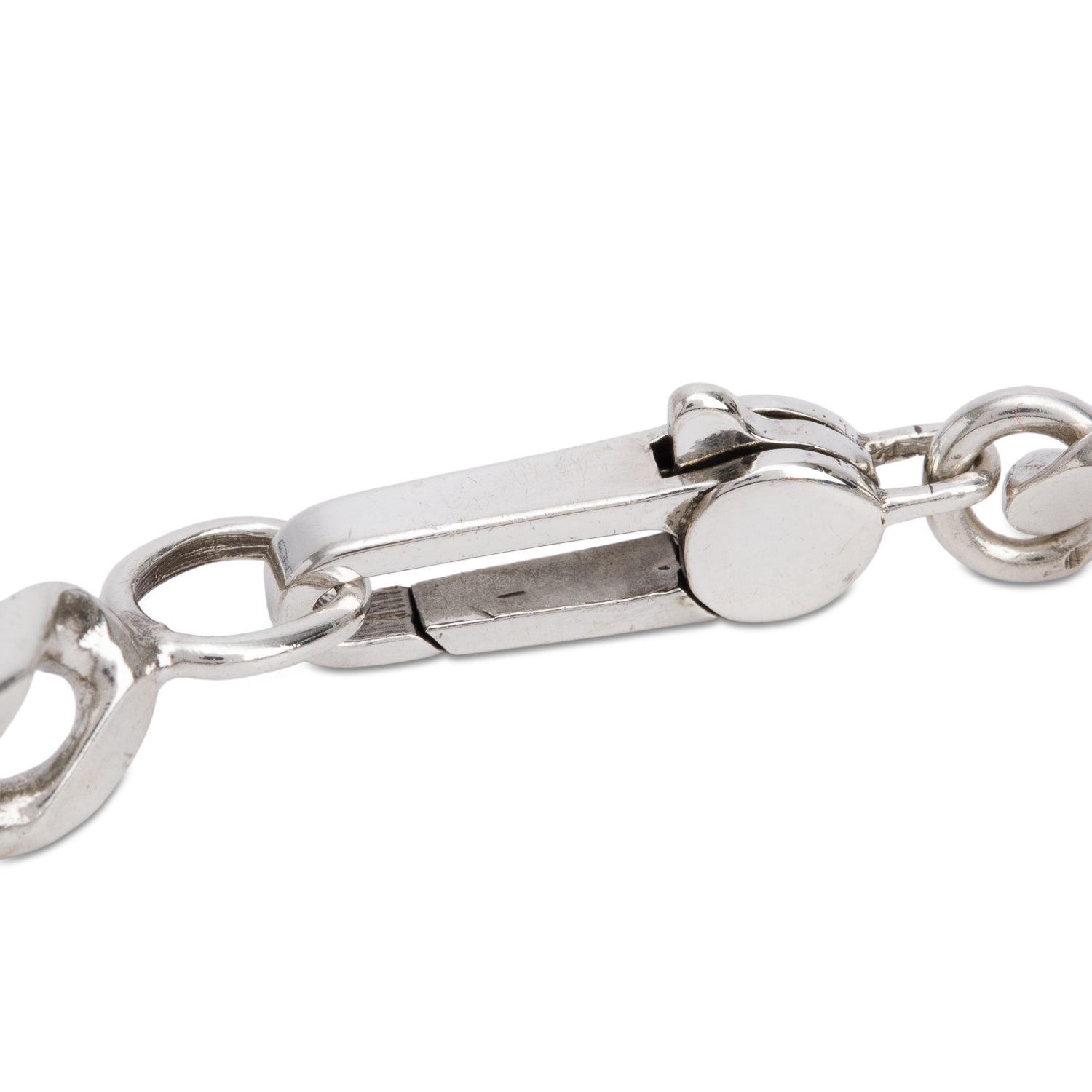 Gucci Sterling Silver GucciGhost Chain Bracelet w/ Box