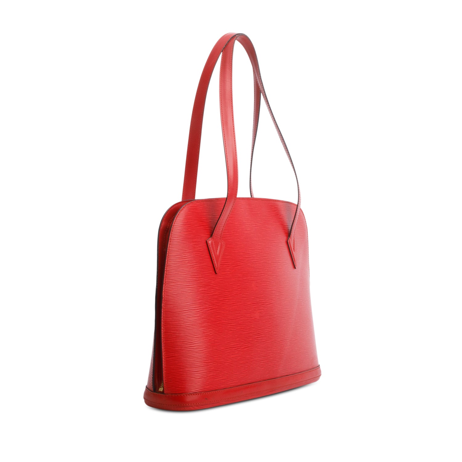 Louis Vuitton Vintage Red Epi Lussac Tote