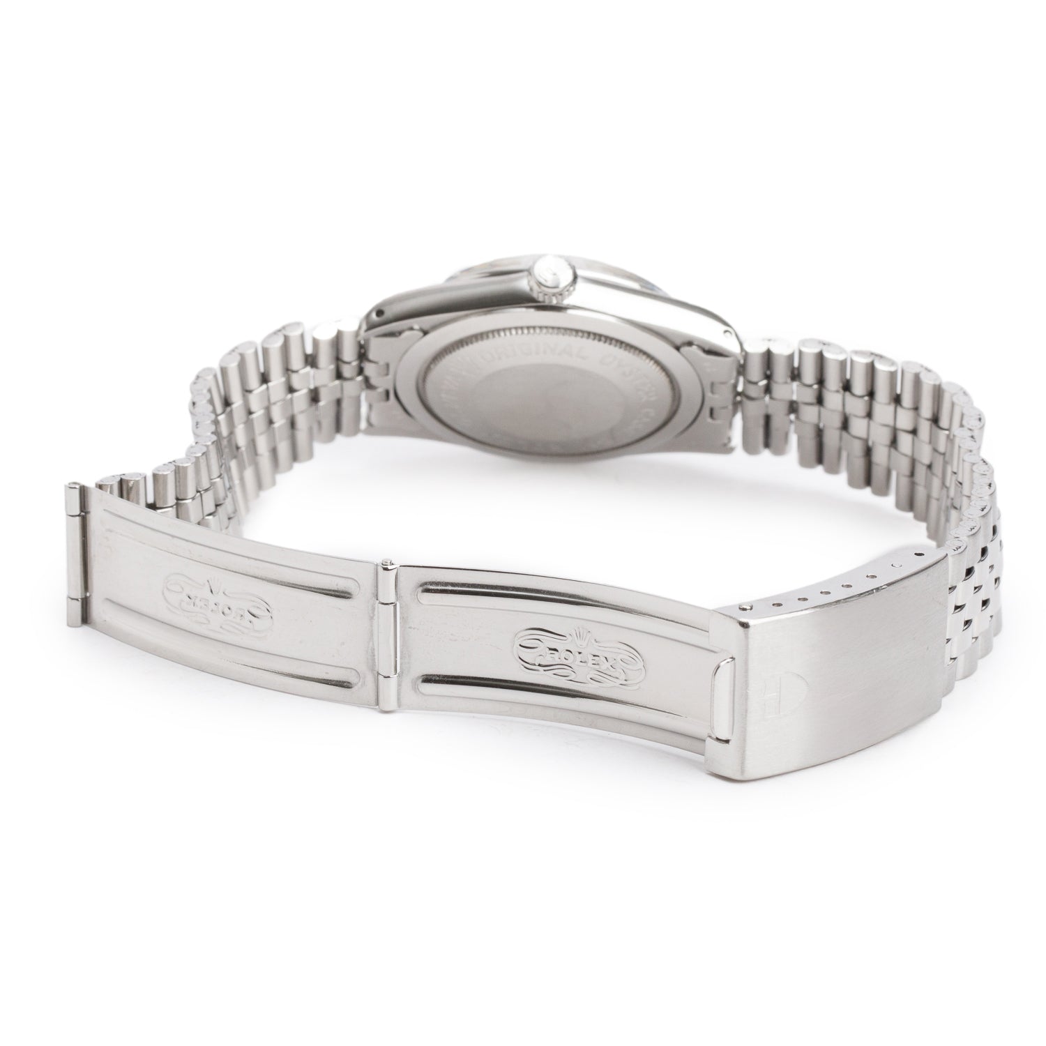 Tudor Stainless Steel Prince OysterDate 34 MM Roulette Date Window Automatic Watch Silver Dial 7996