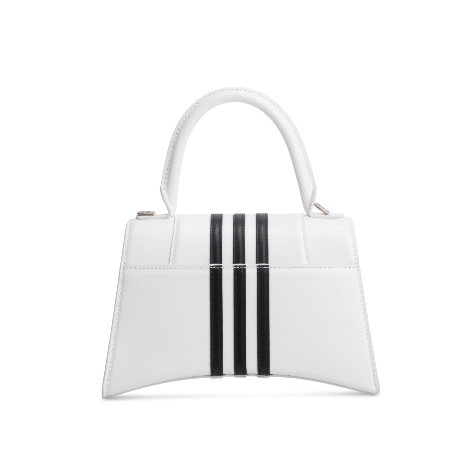 Balenciaga x Adidas Shiny Box Calfskin Small Hourglass w/ Strap