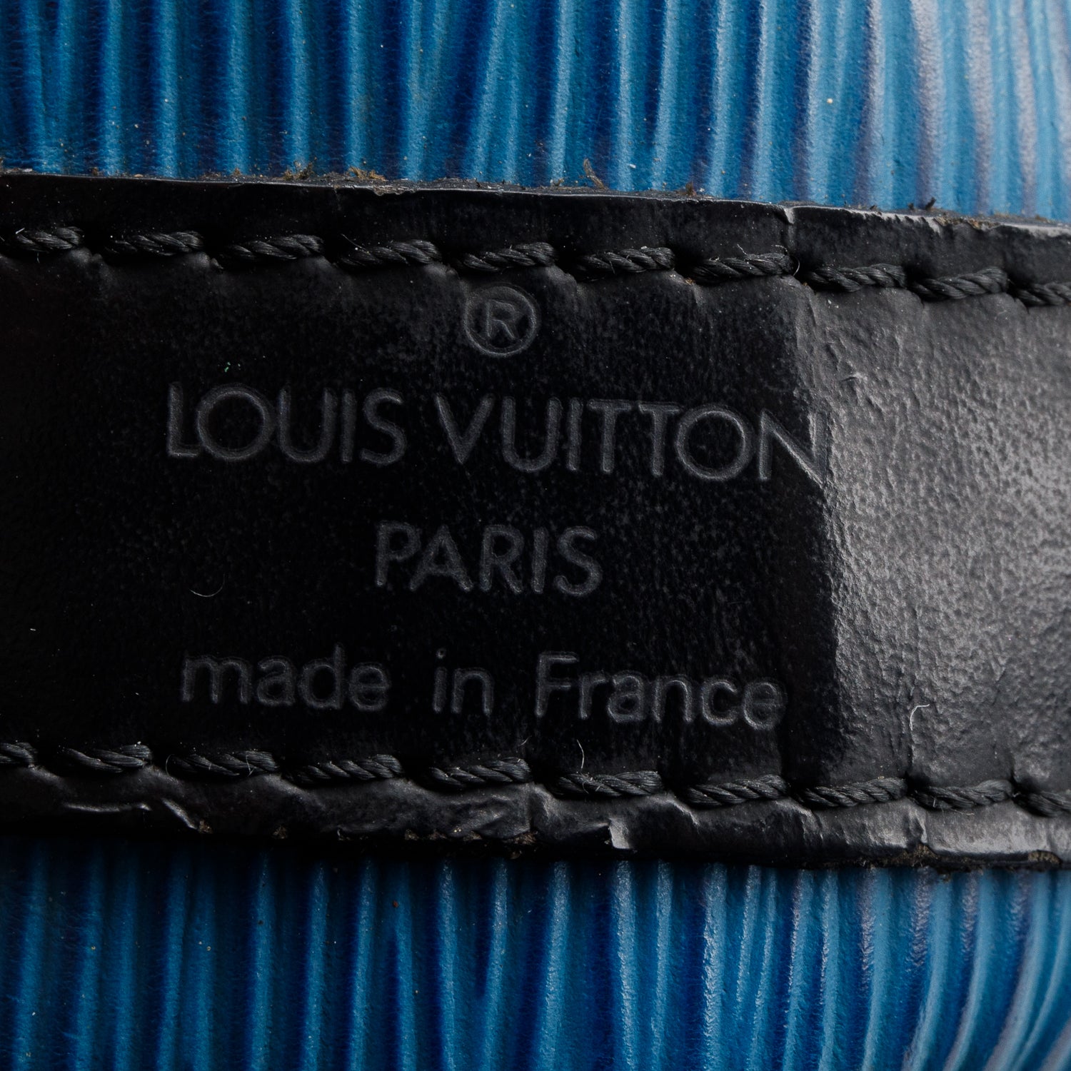 Louis Vuitton Vintage Blue Epi Leather Petit Noe Bag
