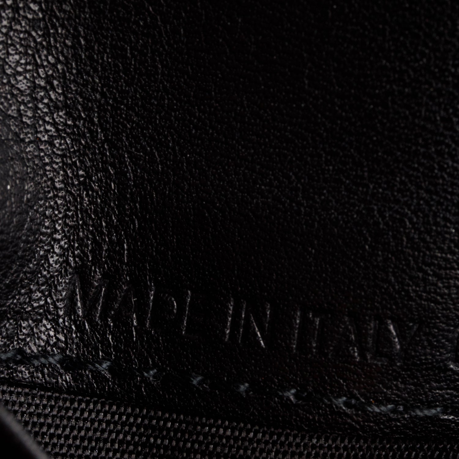Christian Dior Black Leather Hardcore Compact Wallet