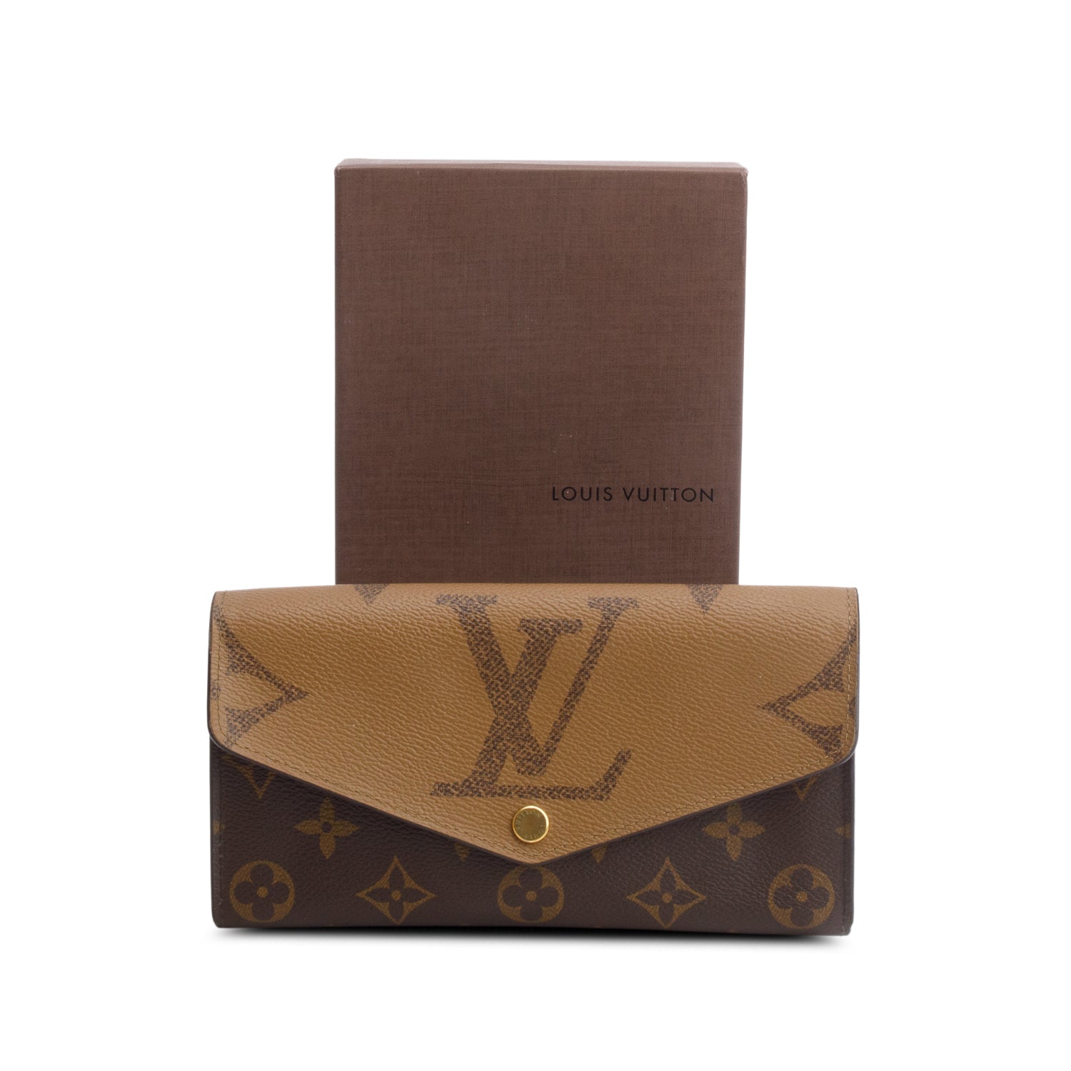 Louis Vuitton Reverse Monogram Giant Sarah Wallet w/ Box