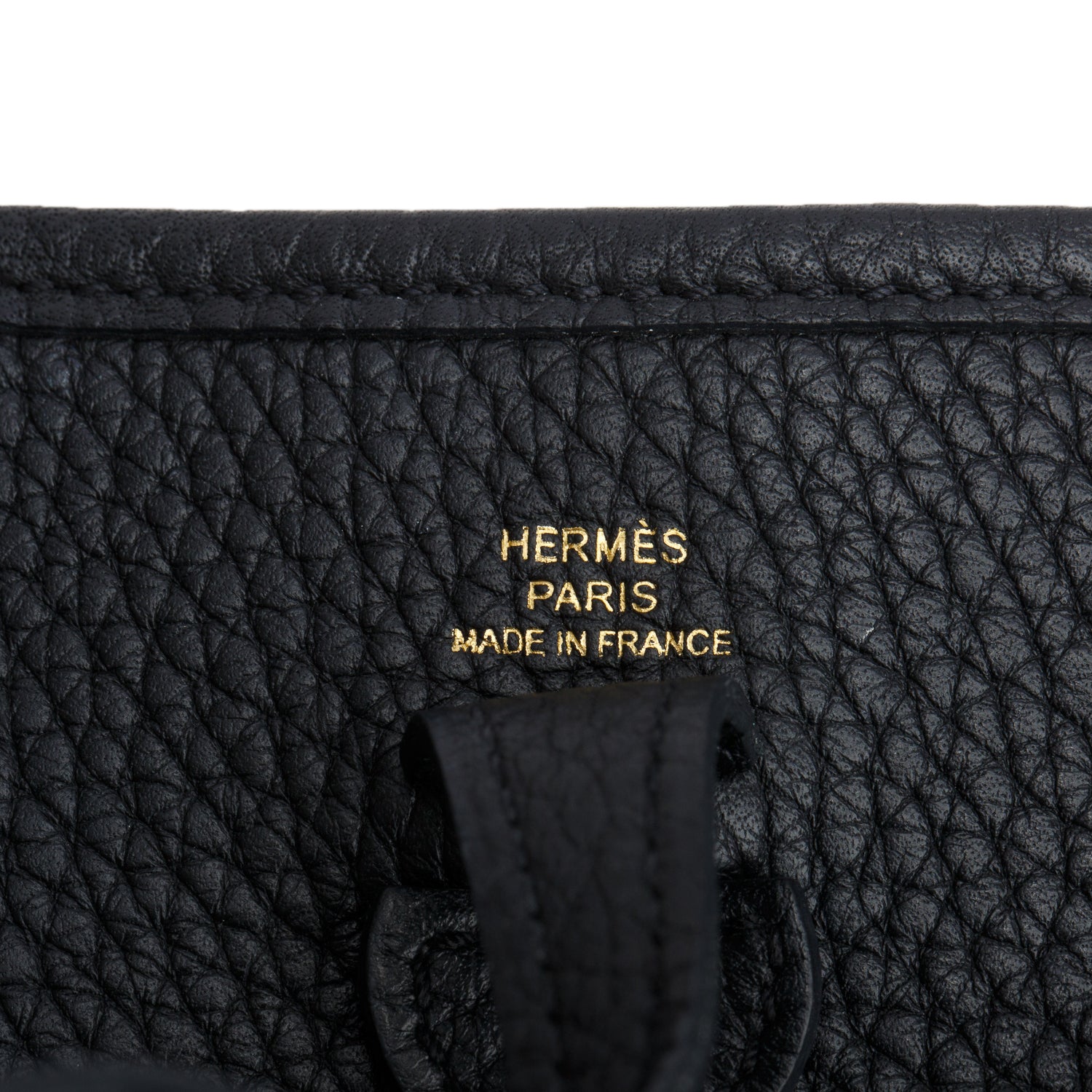 Hermes Noir Taurillon Clemence Amazone Evelyne TPM 16 w/ Box