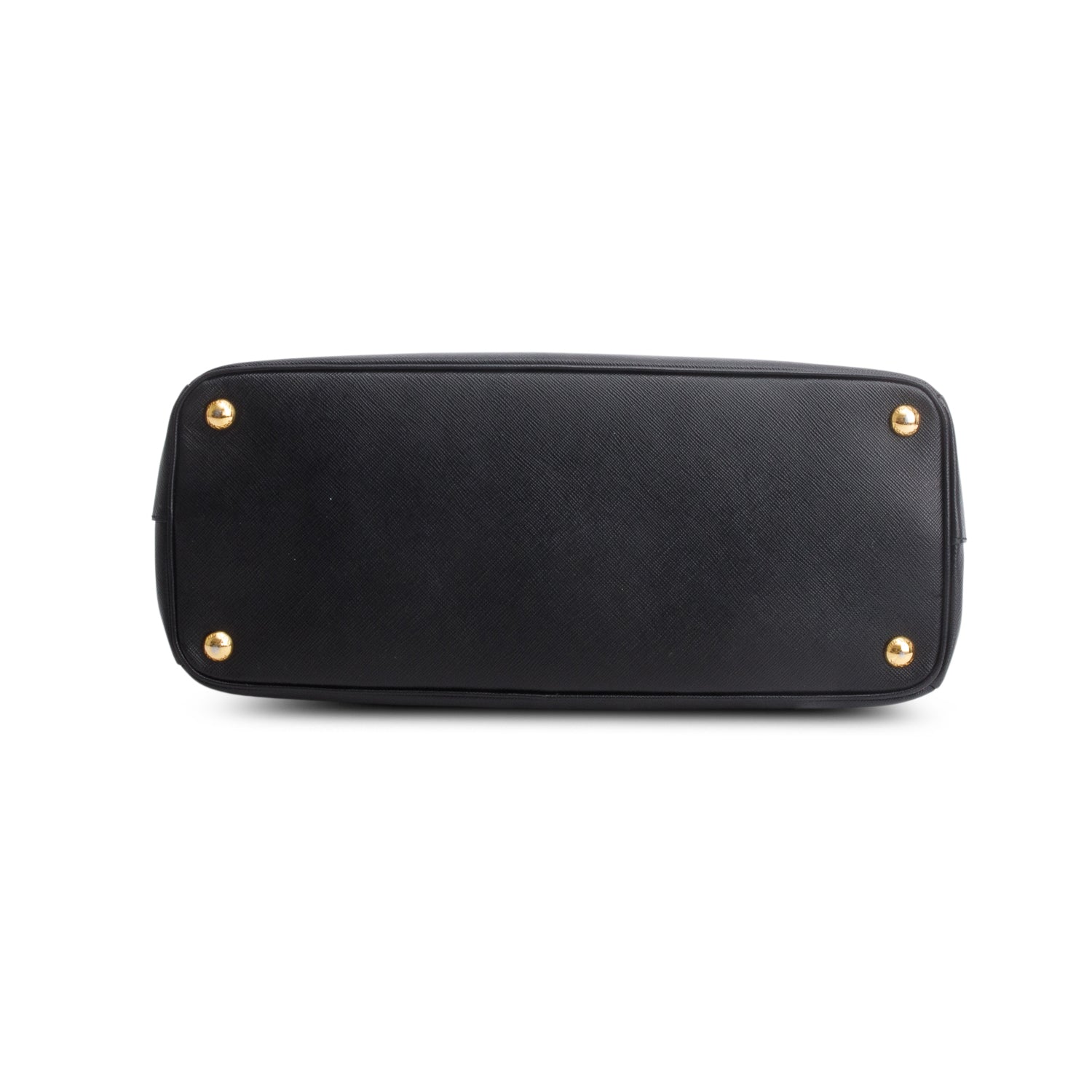 Prada Black Saffiano Lux Medium Parabole Tote