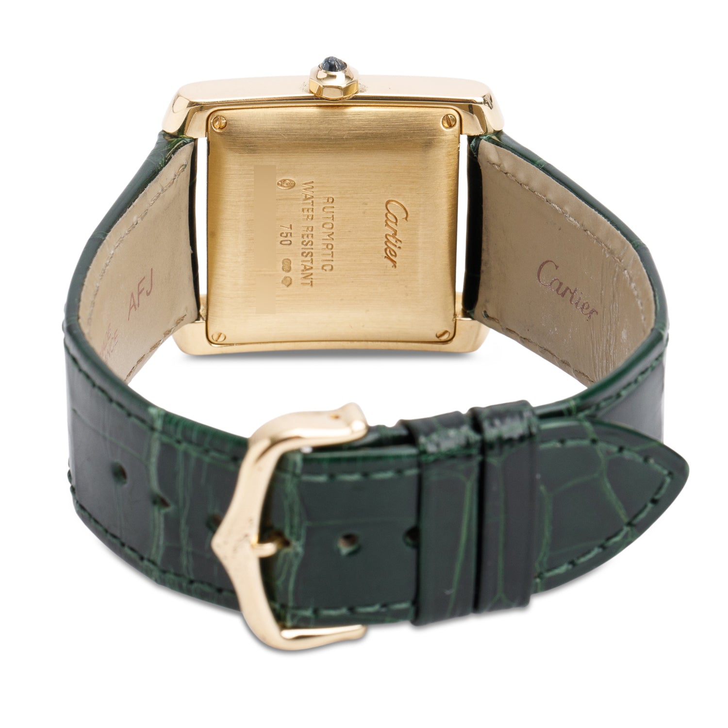 Cartier 18k Yellow Gold Tank Francaise Automatic Watch, Medium Model 1840 w/ Box & Papers