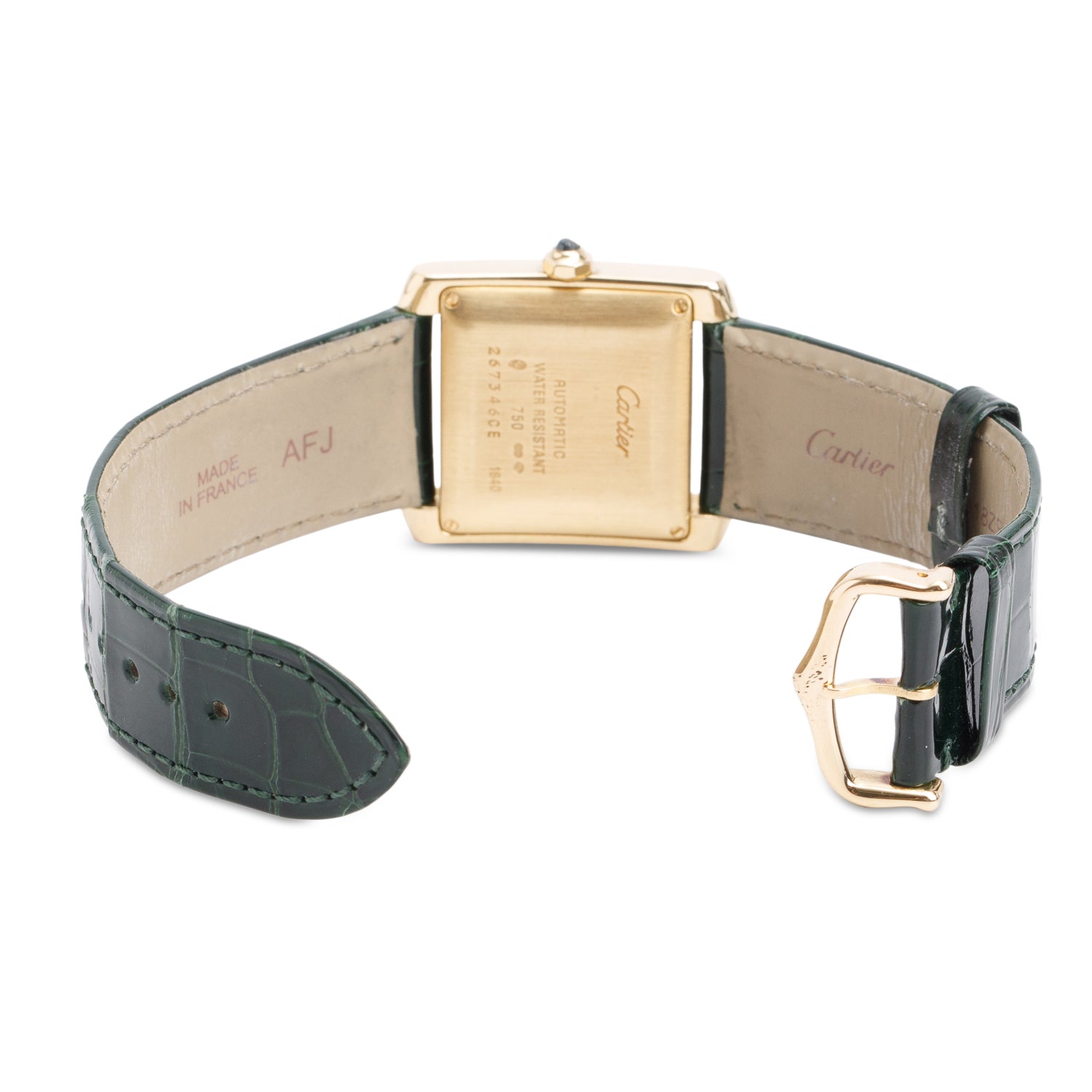 Cartier 18k Yellow Gold Tank Francaise Automatic Watch, Medium Model 1840 w/ Box & Papers