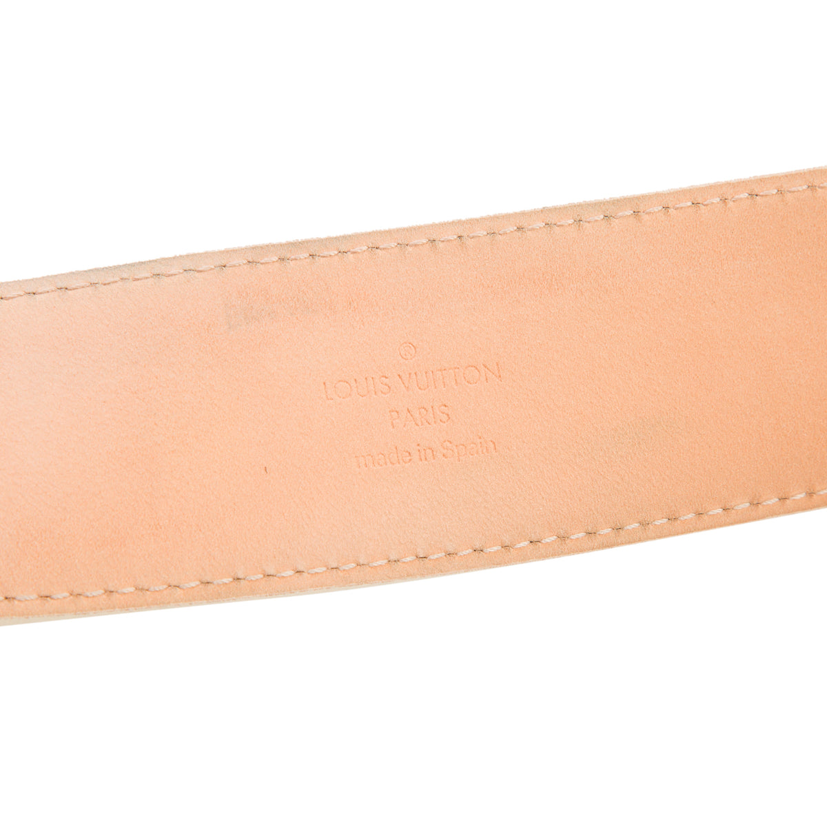 Louis Vuitton Damier Azur Canvas LV Initials 40 MM Belt 85 34