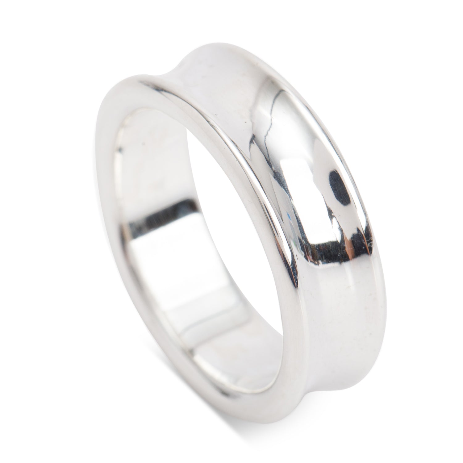 Tiffany & Co. Sterling Silver Medium 1837 Ring, Size 8.25