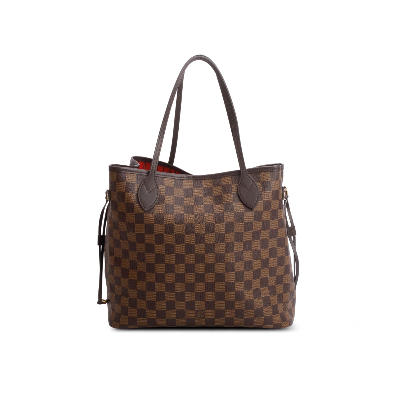 Louis Vuitton Damier Ebene Neverfull MM w/ Pouch & Box
