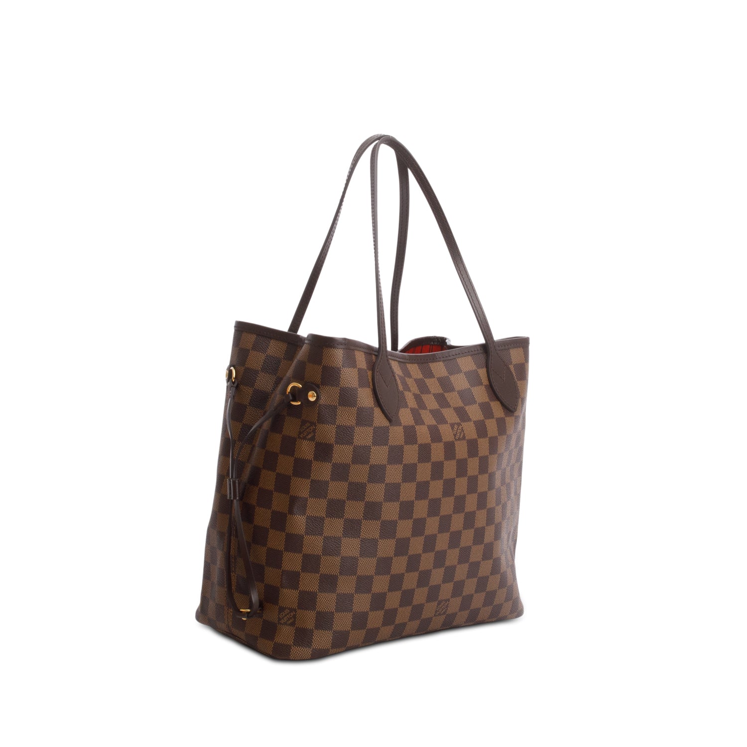 Louis Vuitton Damier Ebene Neverfull MM w/ Pouch & Box