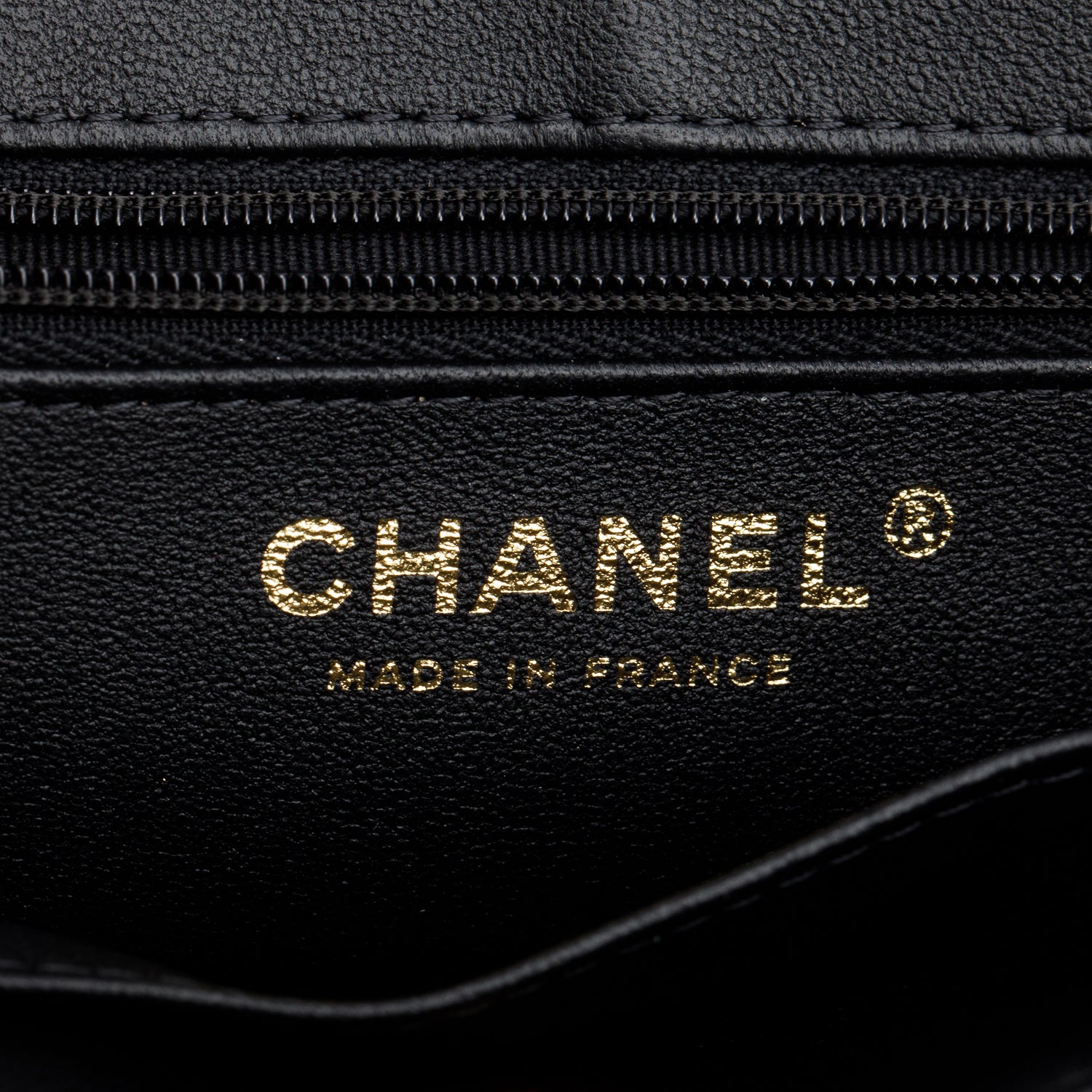 Chanel Black Shiny Aged Calfskin Quilted Nano Kelly Shopper w/ Box