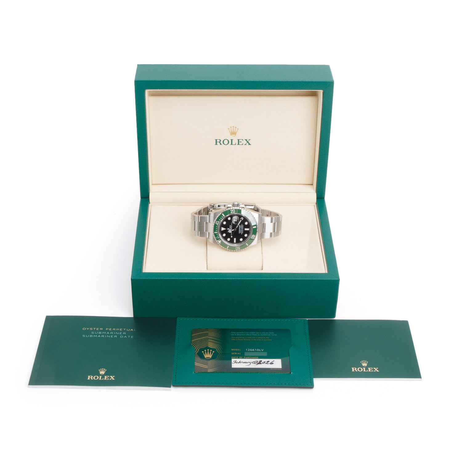 Rolex 2026 Stainless Steel Submariner Date 'Starbucks' 41 MM Automatic Watch 126610LV w/ Box & Papers