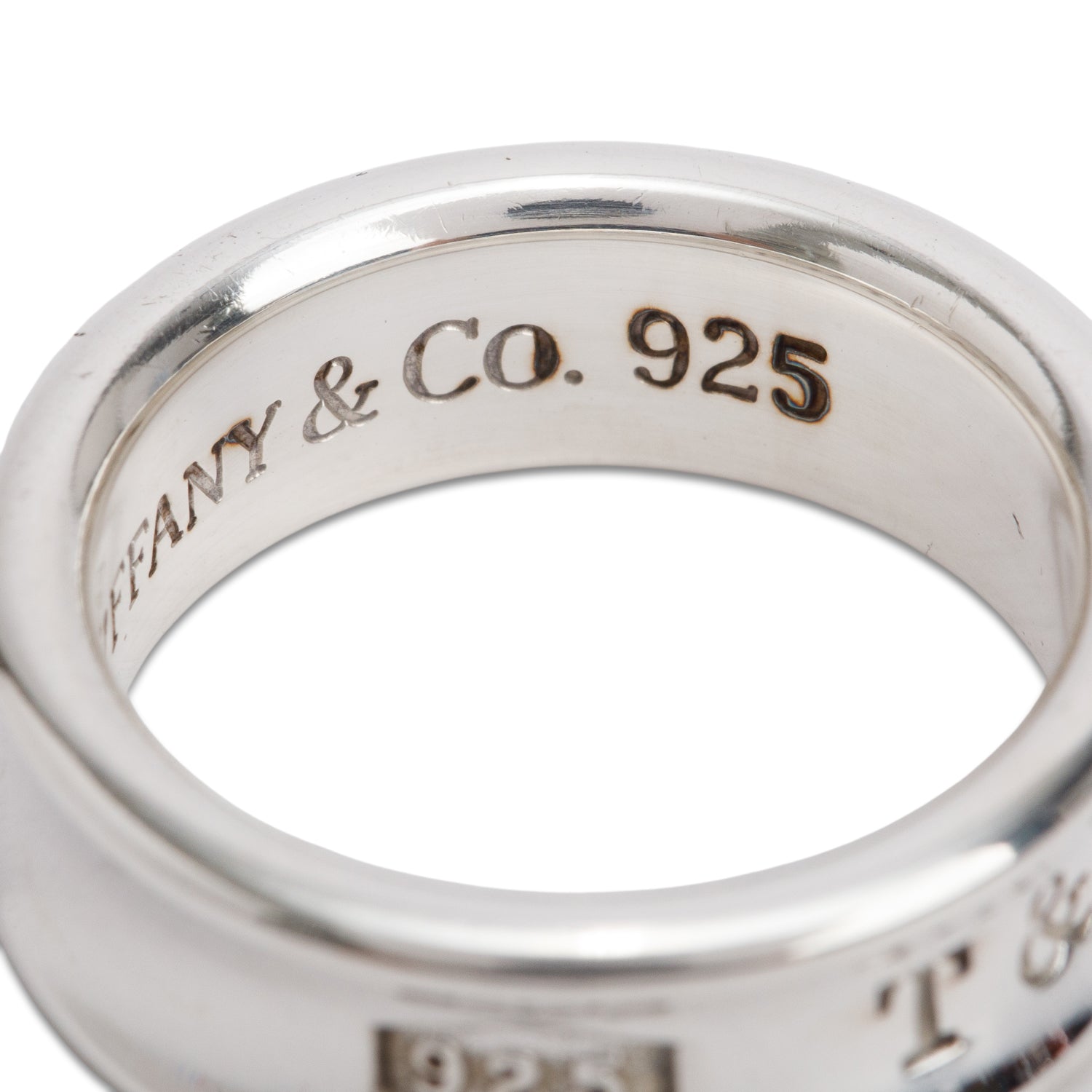Tiffany & Co. Sterling Silver Medium 1837 Ring, Size 6