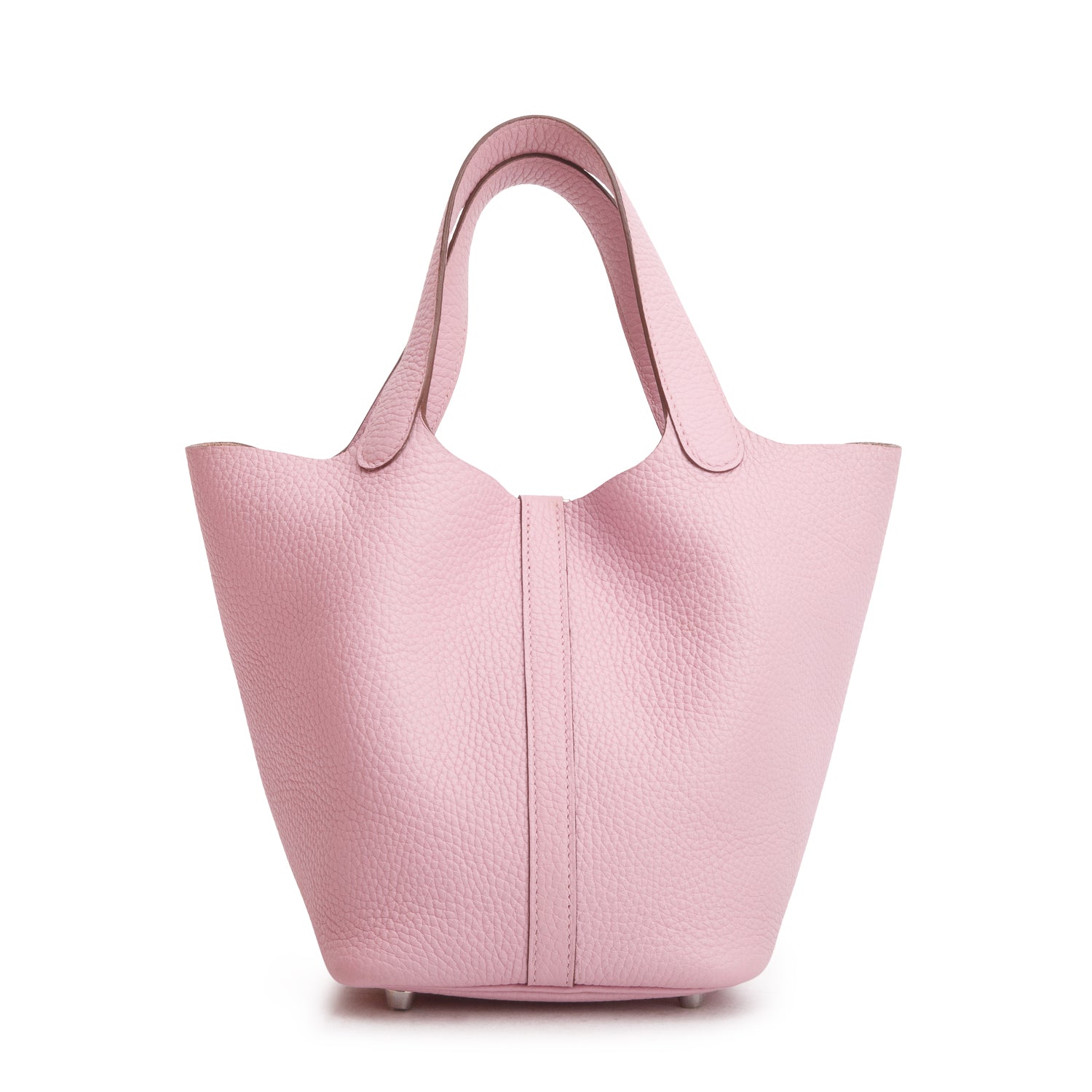 Hermes 2021 Mauve Sylvestre Taurillon Clemence Picotin Lock 18 w/ Box
