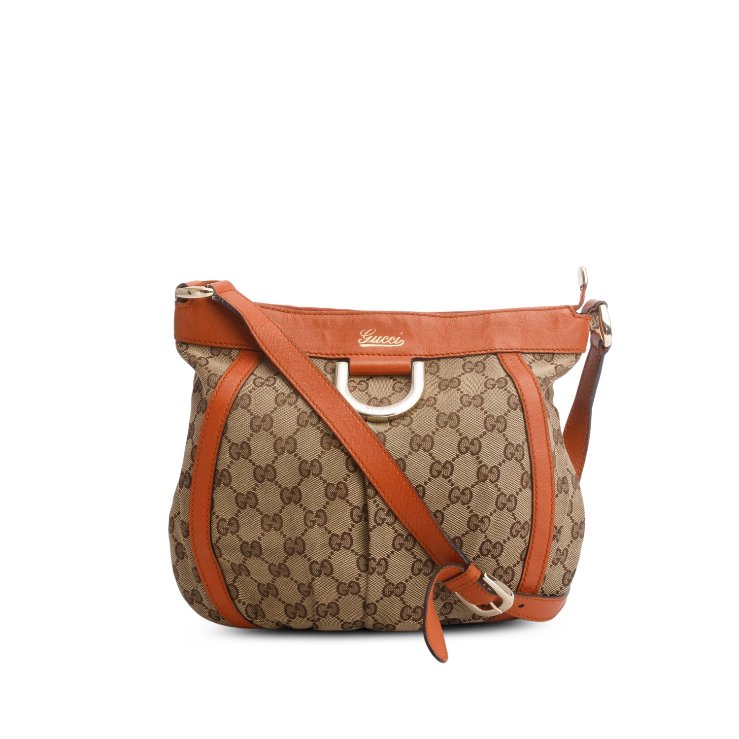 Gucci Monogram Small Abbey D Ring Crossbody Bag