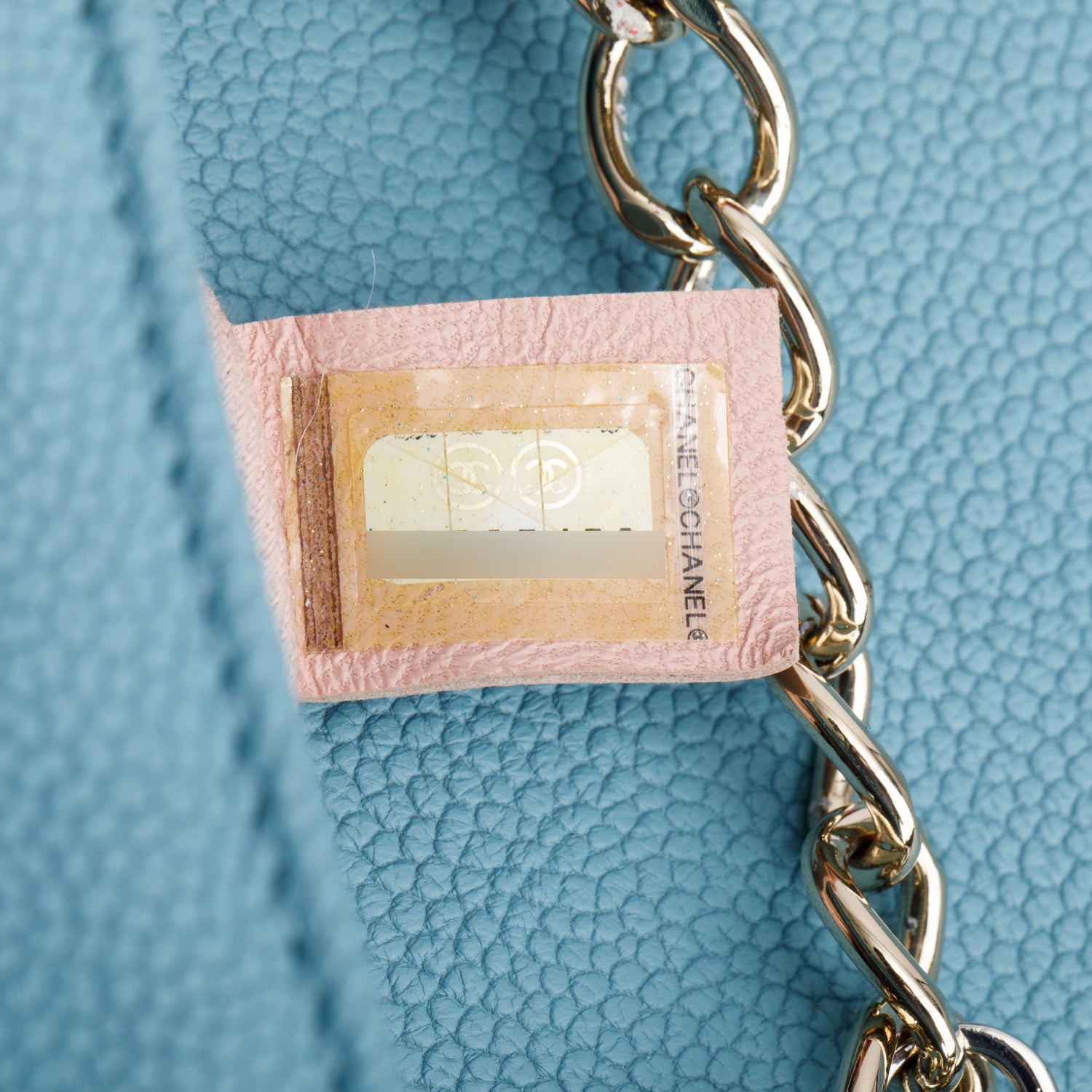 Chanel Blue Caviar Quilted Leather Paris-Cuba Thread Around Flap Bag w/ Authenticity Card
