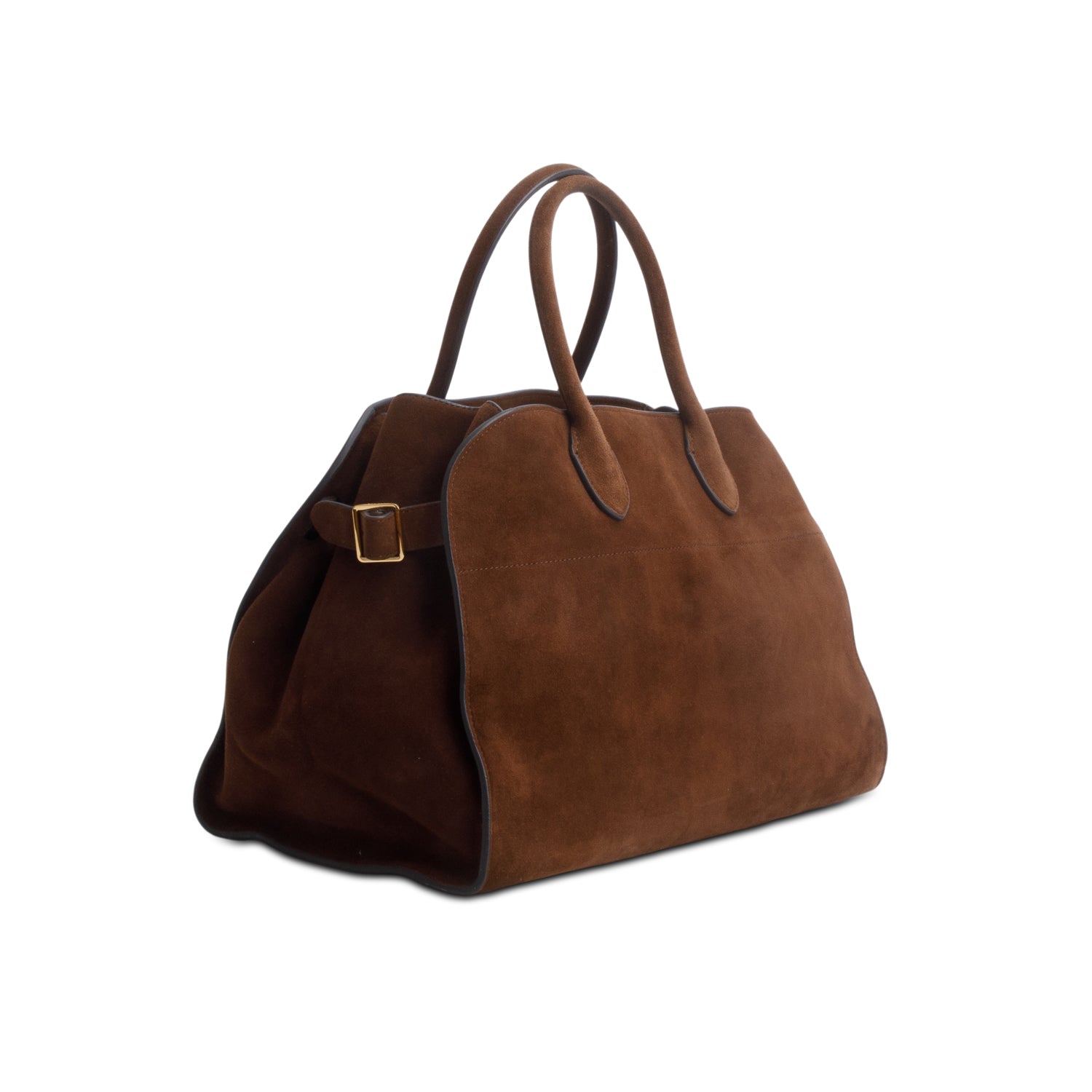 The Row Brown Suede Soft Margaux 15