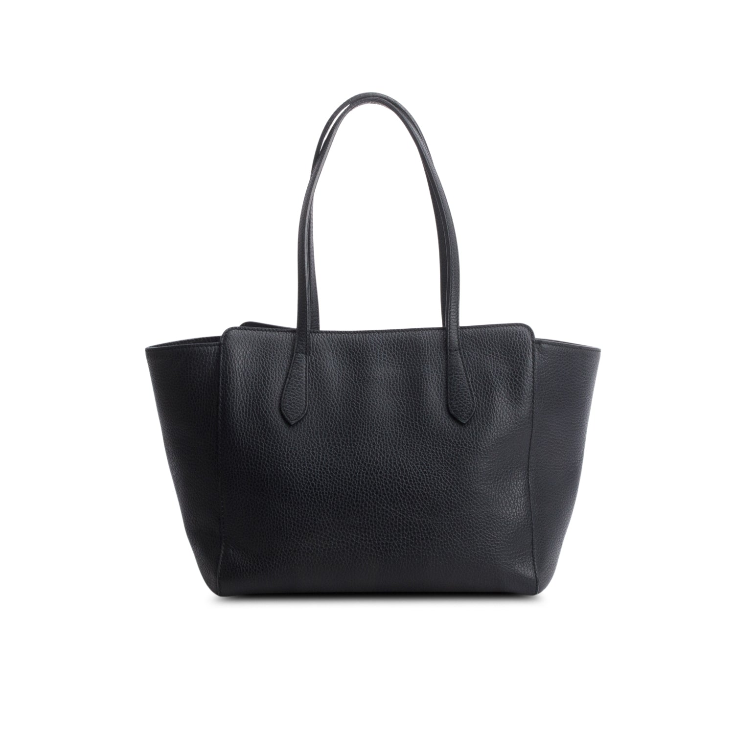 Gucci Black Dollar Calfskin Small Swing Tote