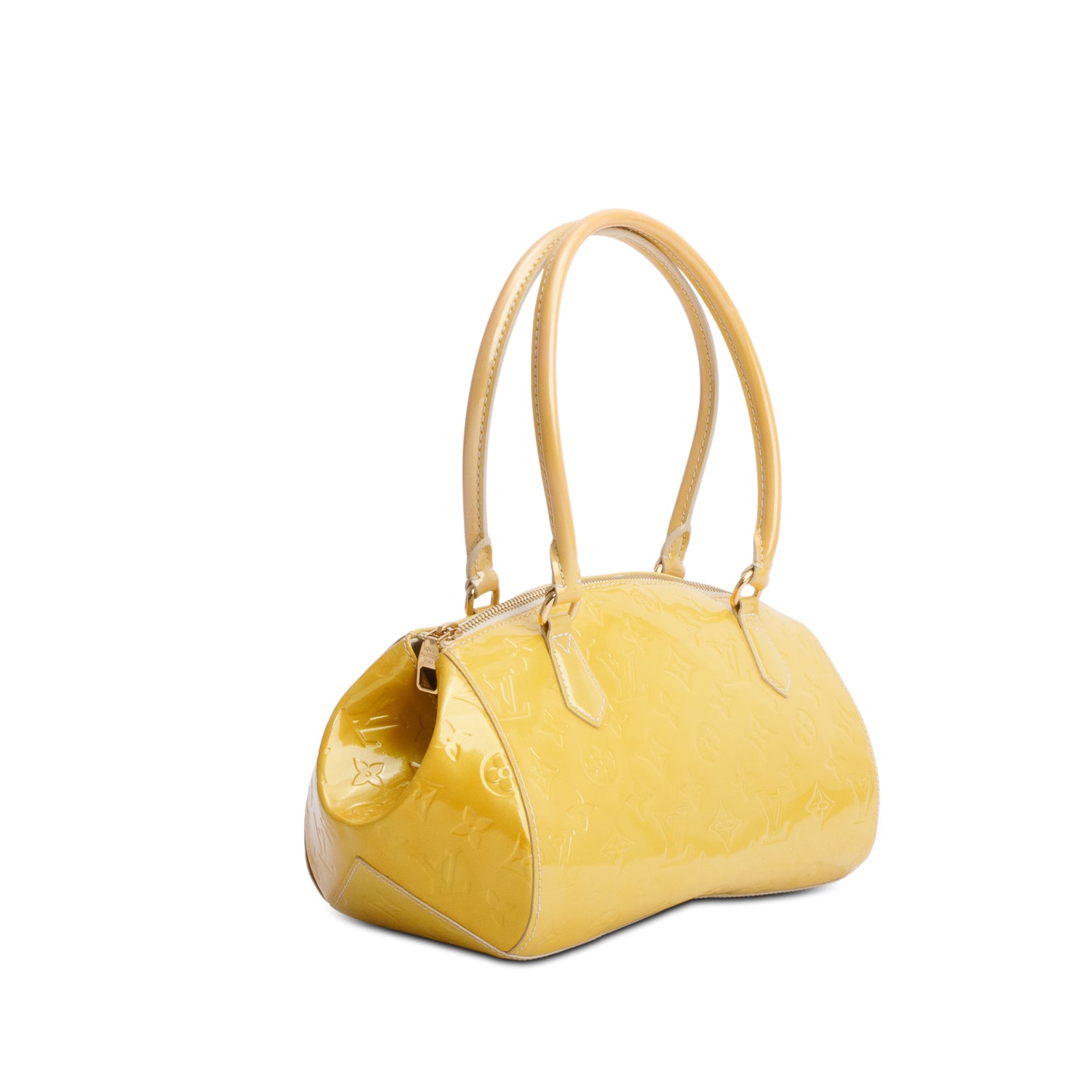 Louis Vuitton Yellow Monogram Vernis Sherwood PM