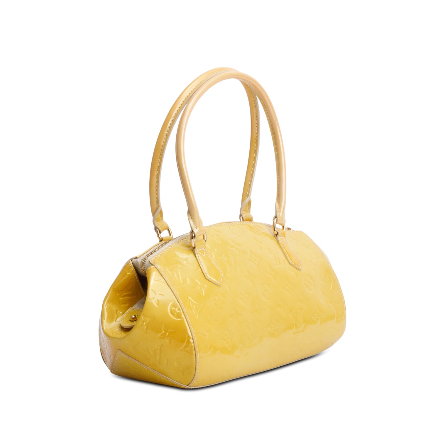Louis Vuitton Yellow Monogram Vernis Sherwood PM