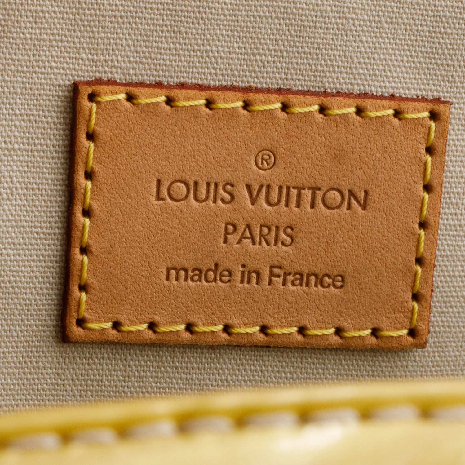 Louis Vuitton Yellow Monogram Vernis Sherwood PM