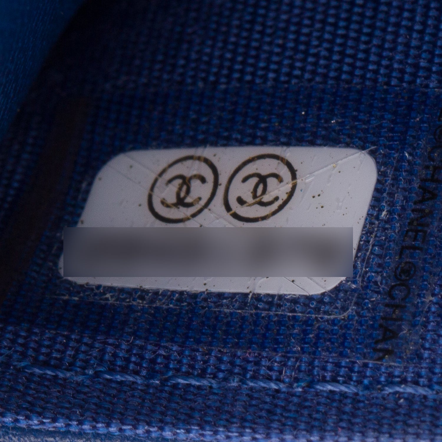 Chanel Blue Lambskin Leather 19 Wallet On Chain w/ Box & Authenticity Card