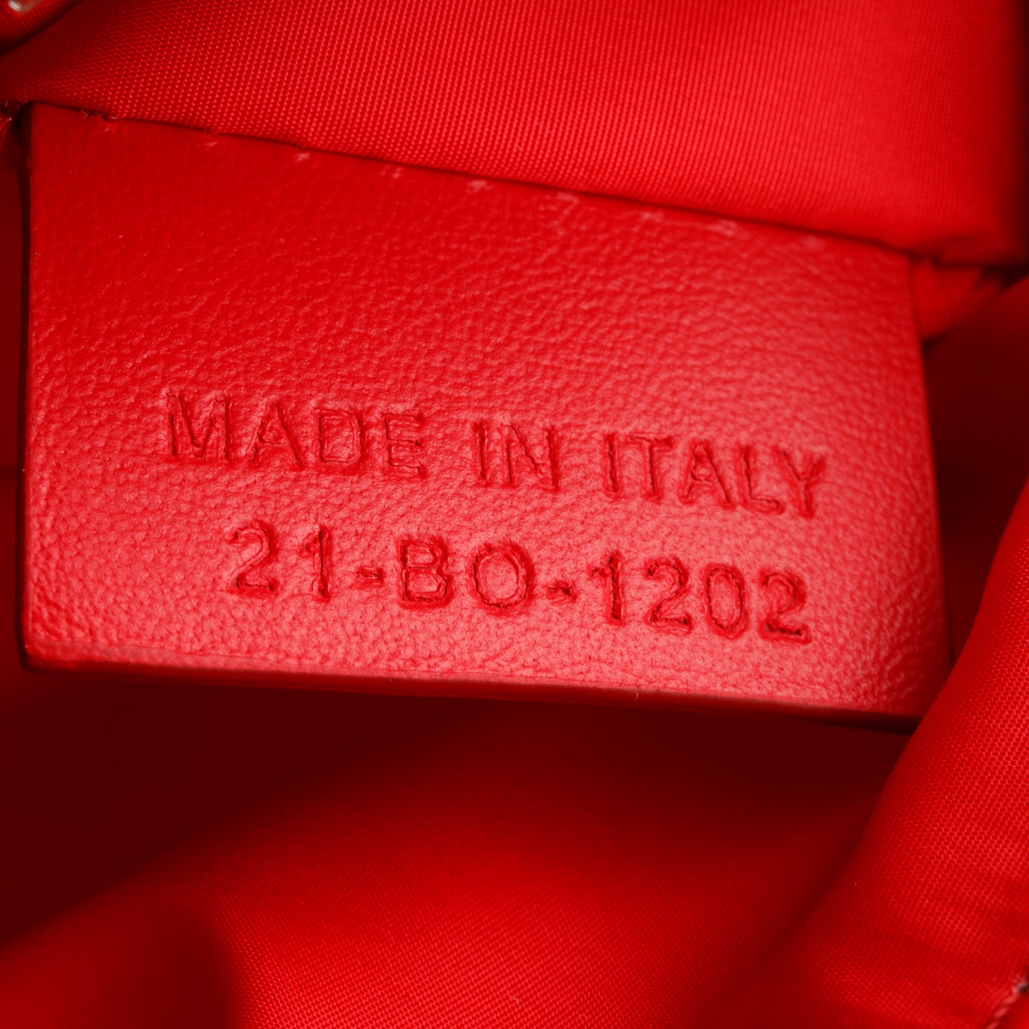 Christian Dior x ERL 2022 Red Nylon Oblique Mirage Lingot Crossbody Bag w/ Box