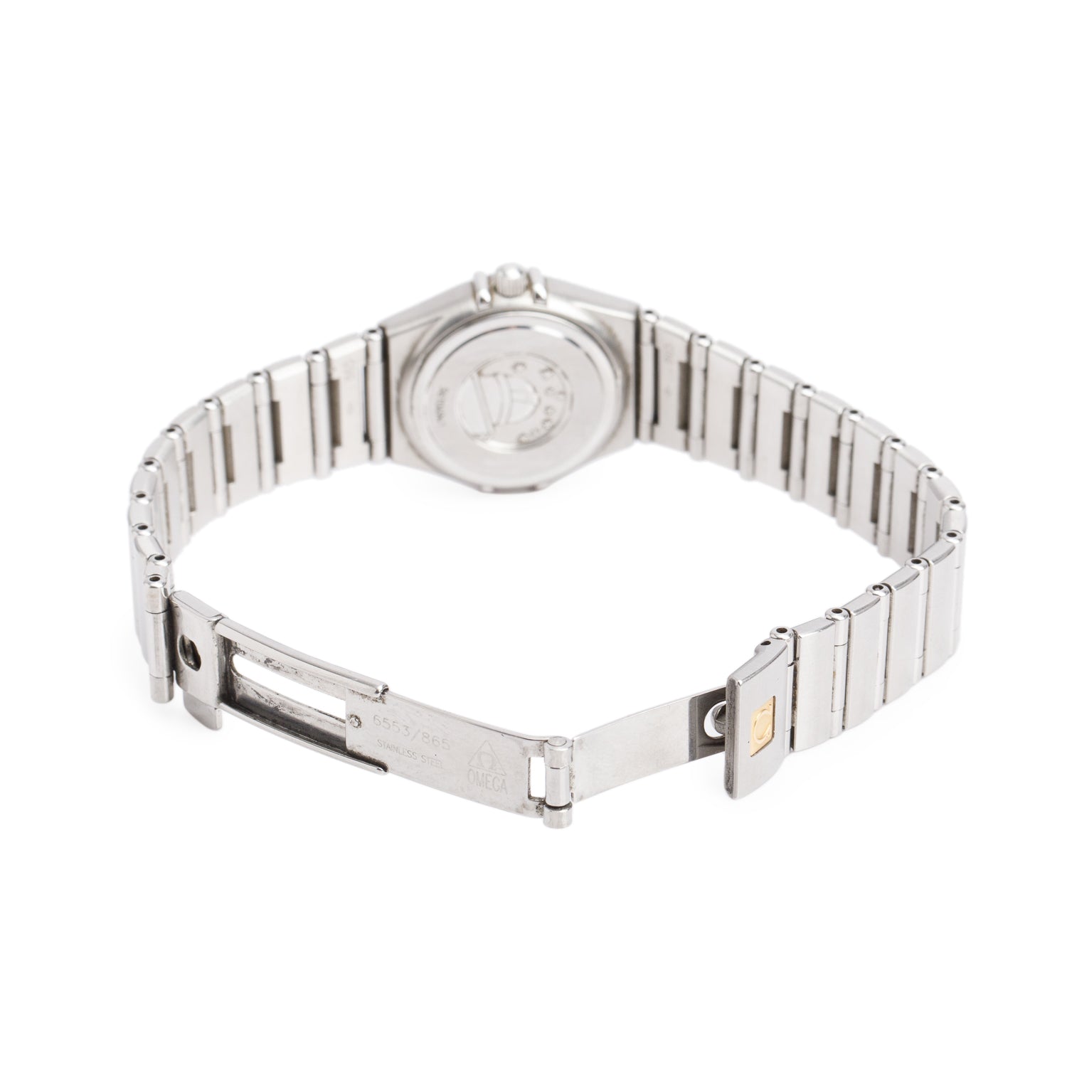 Omega Stainless Steel Constellation 22.5 MM Quartz Watch Grey Dial