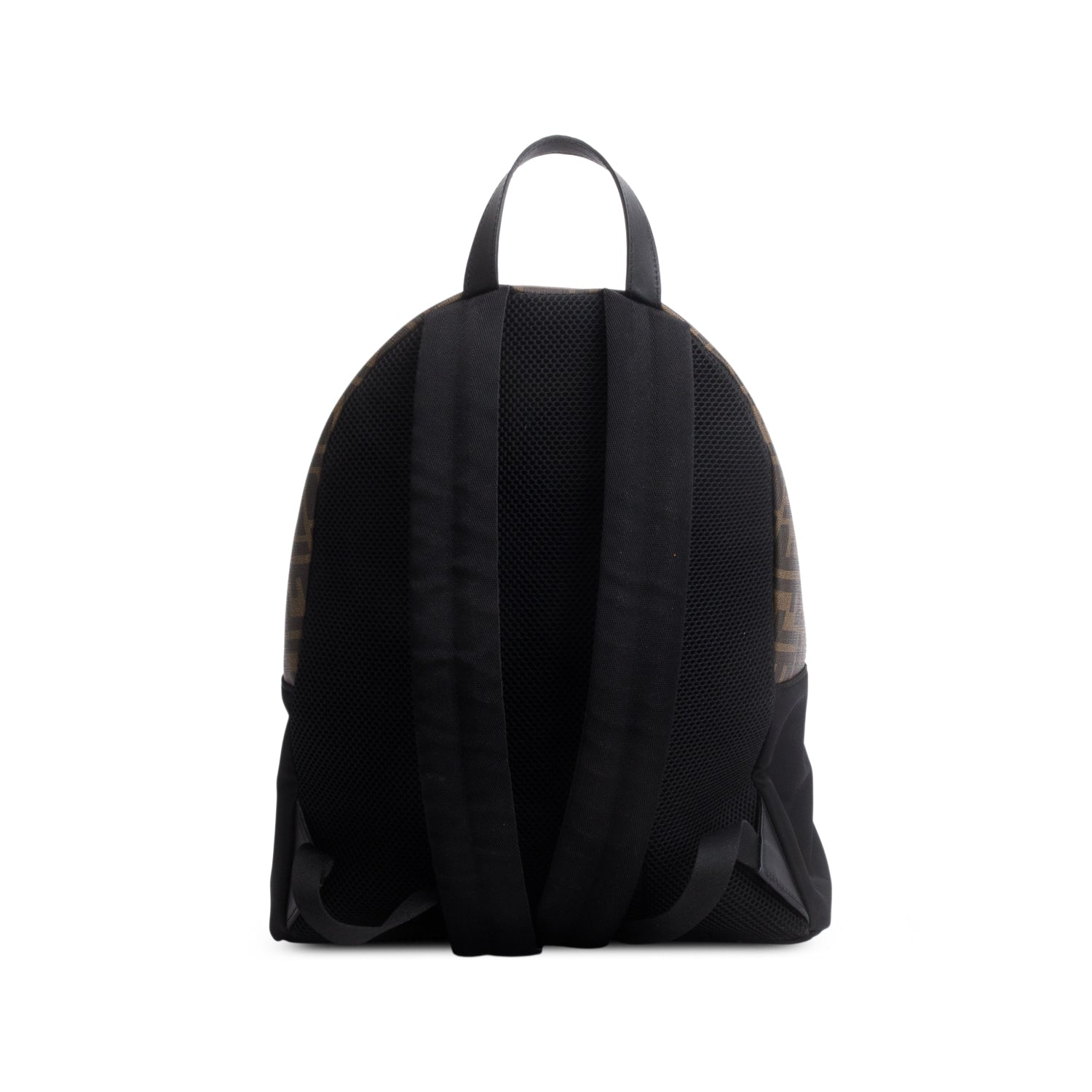 Fendi Black Nylon Zucca FF Canvas Backpack