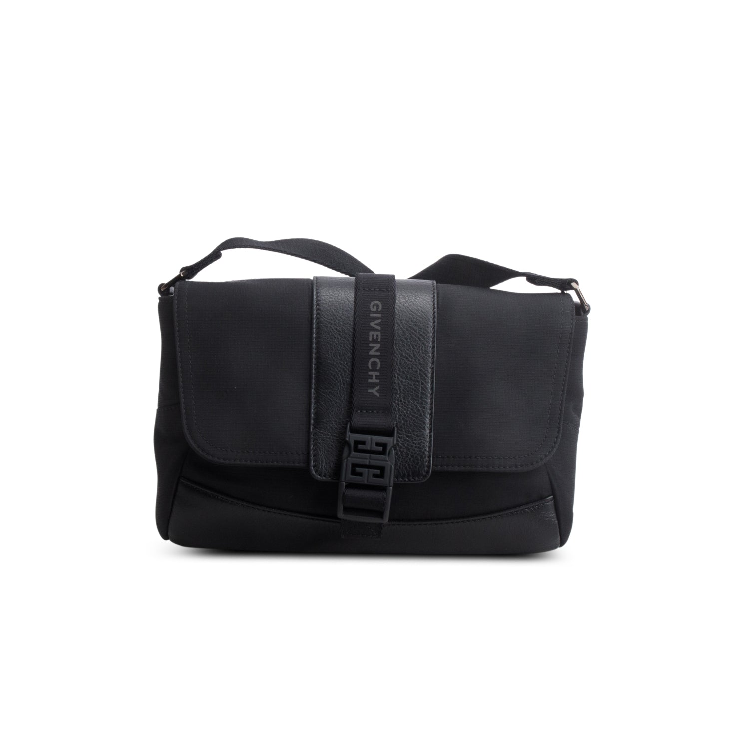 Givenchy 2024 Black Nylon Leather G-Trail Crossbody Bag