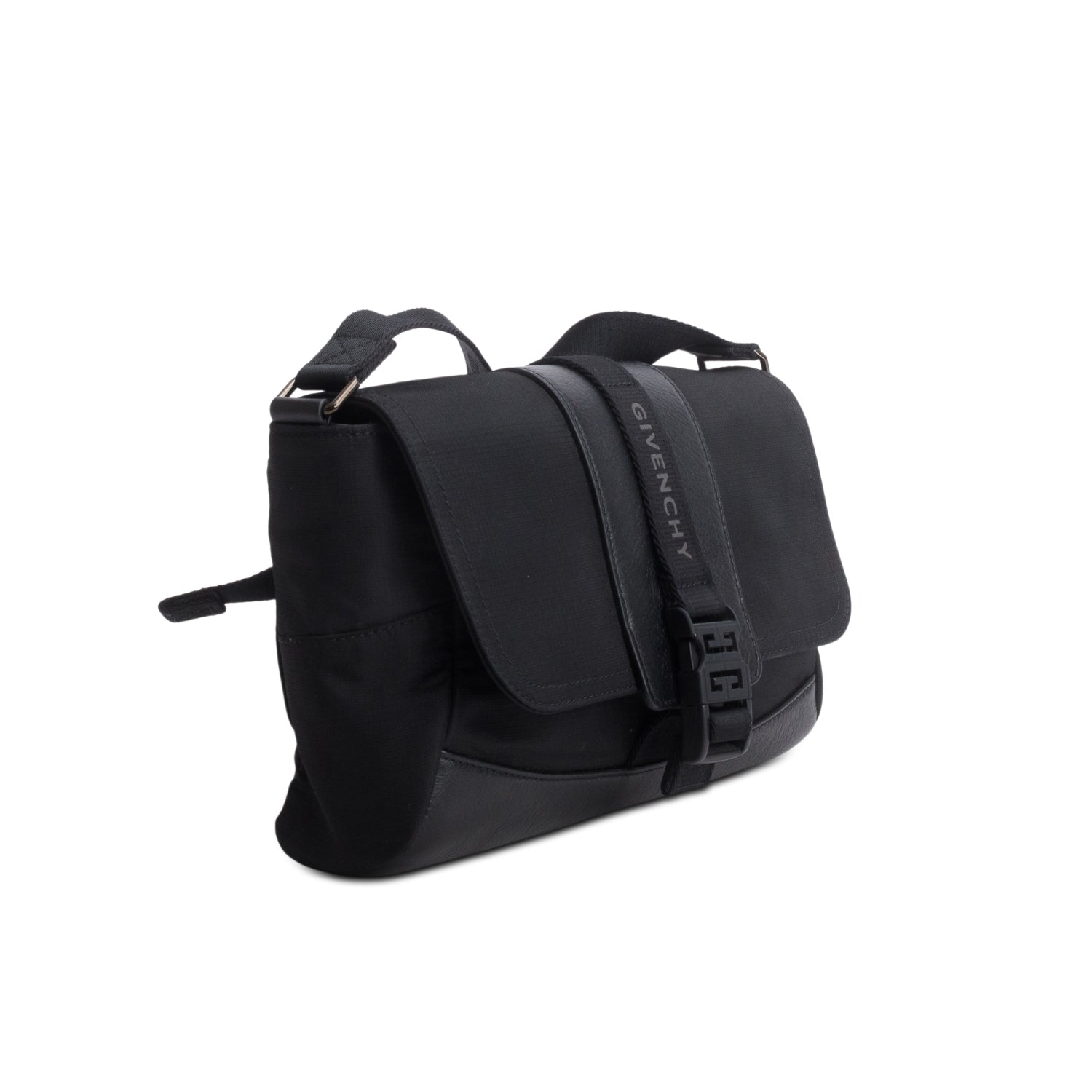 Givenchy 2024 Black Nylon Leather G-Trail Crossbody Bag