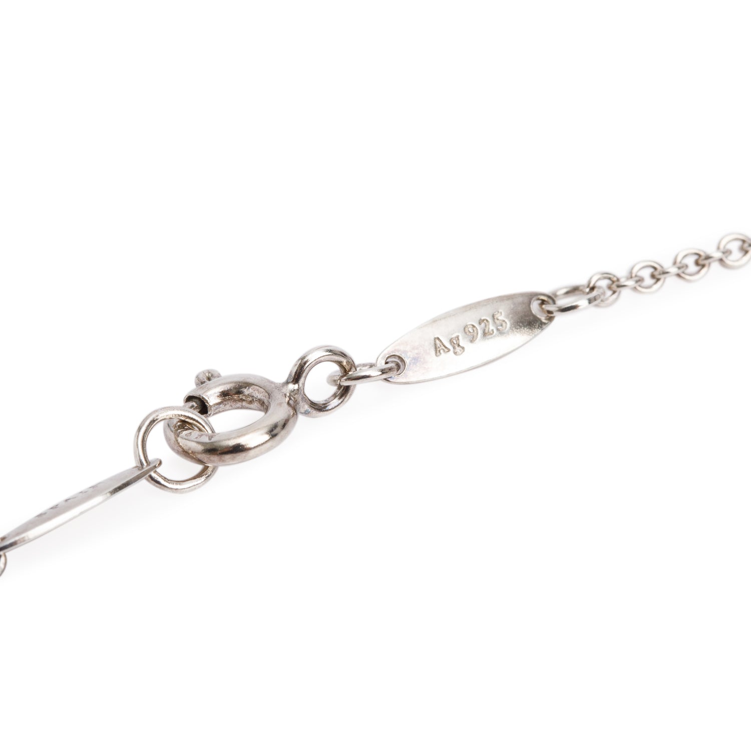 Tiffany & Co. Elsa Peretti Sterling Silver Cat Island Pearl Pendant Necklace