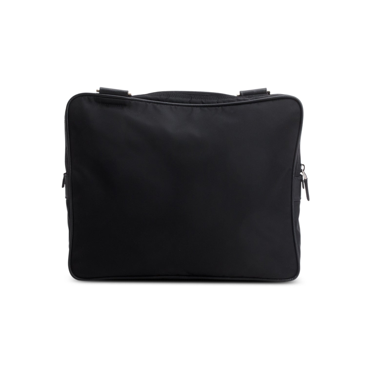 Prada Black Tessuto Nylon Vela Flat Messenger Bag
