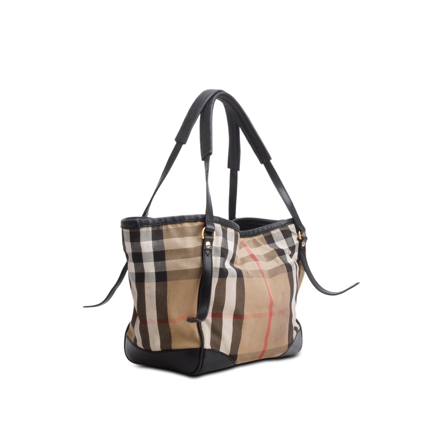 Burberry Black House Check Medium Canterbury Tote
