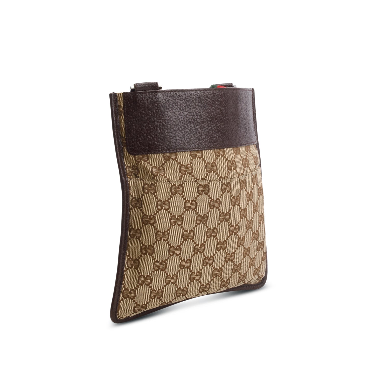 Gucci Monogram Messenger Crossbody Bag