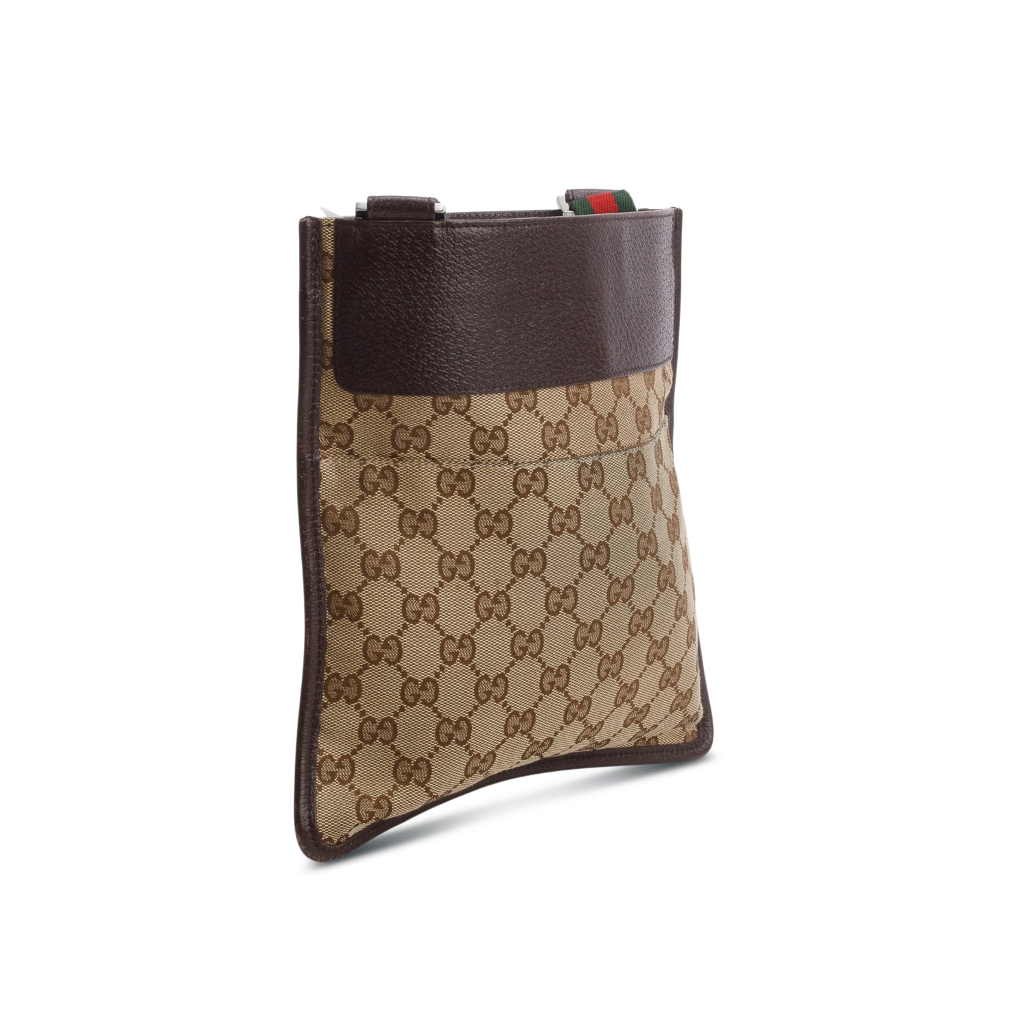 Gucci Monogram Messenger Crossbody Bag